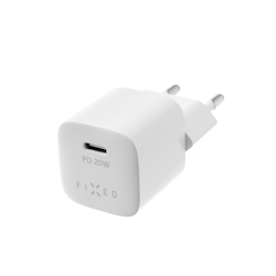 FIXED Snabb Mini Hemladdare 20W USB-C PD Vit