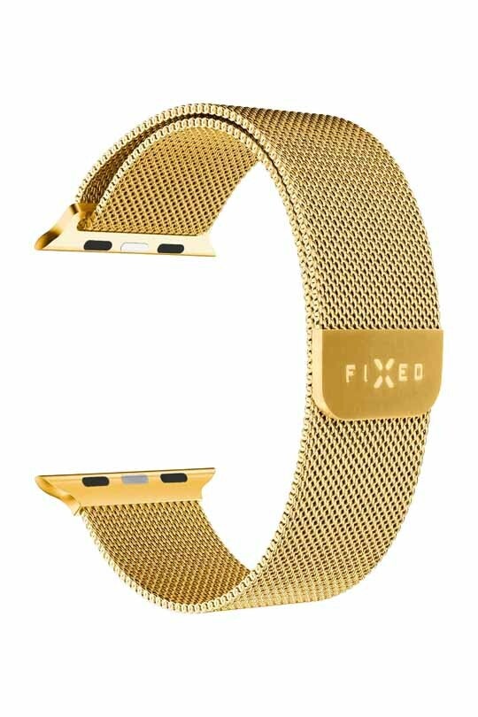 FIXED Mesh metallrem för Apple Watch 42/44/45/49mm Guld