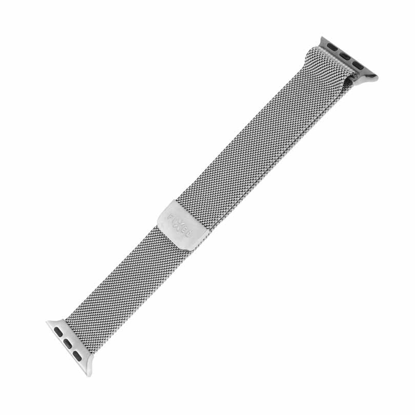 FIXED Mesh metallrem för Apple Watch 38/40/41mm Silver