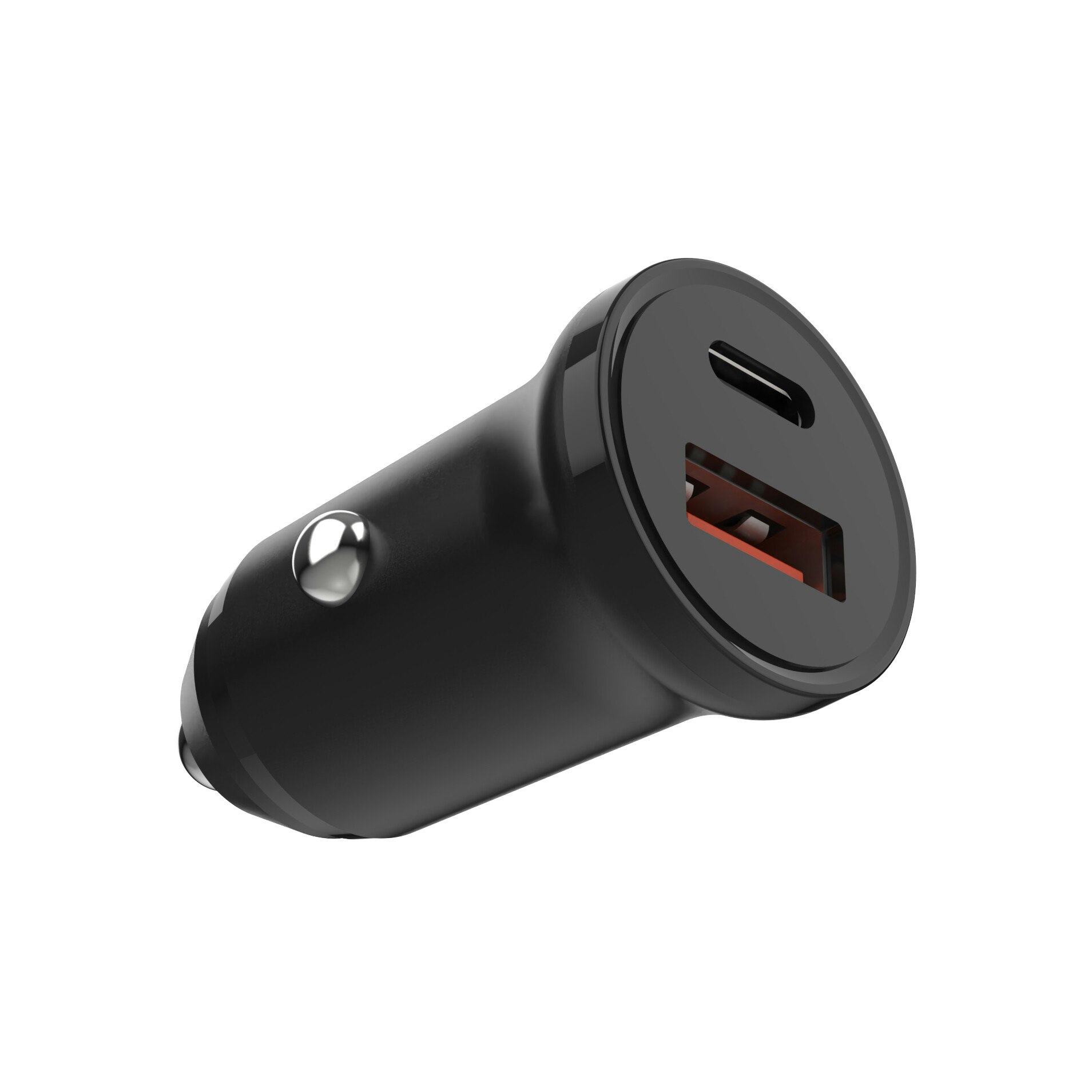 FIXED Snabb Billaddare 20W USB-C PD/USB-A Svart