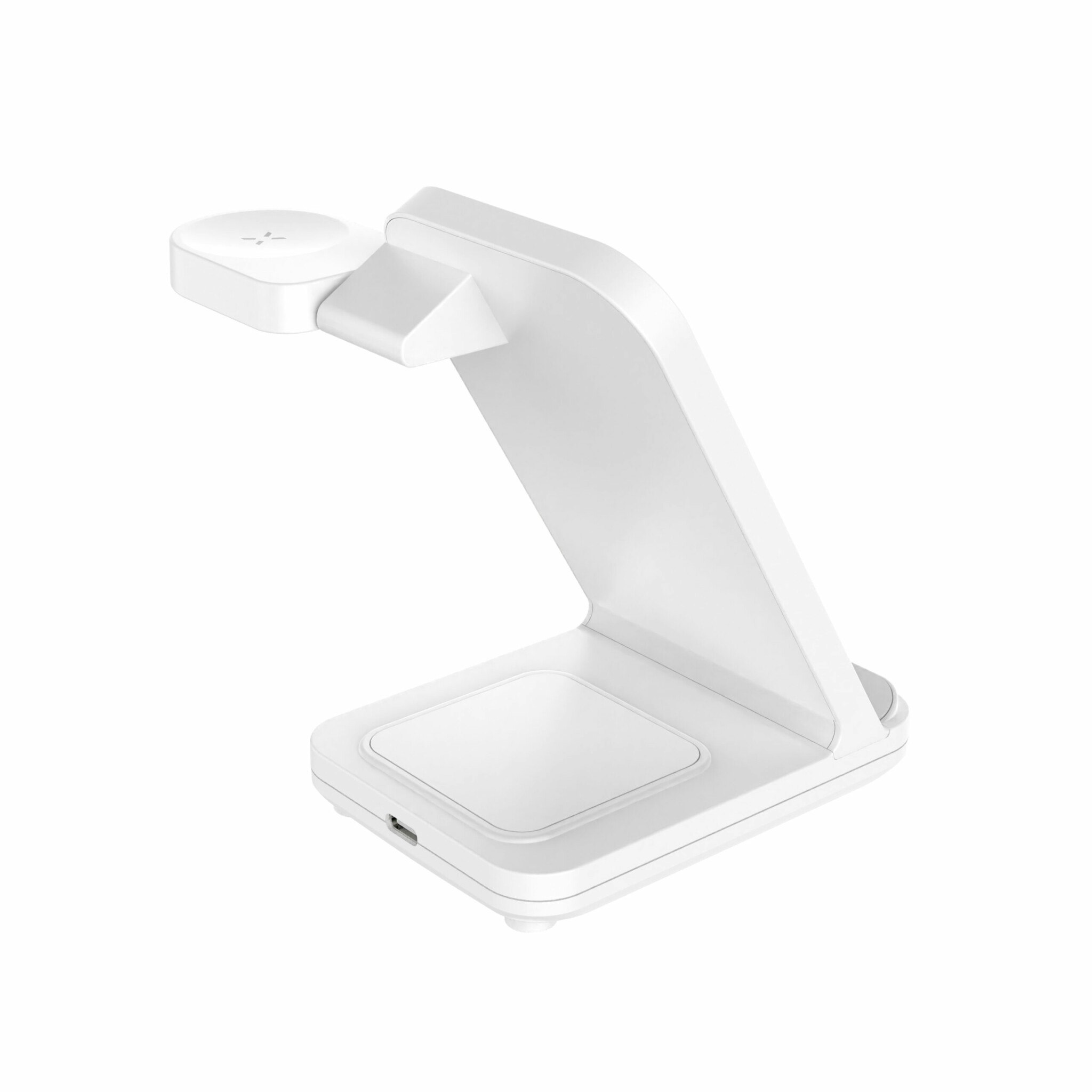 FIXED 3in1 Trådlös Laddstation för Samsung Vit