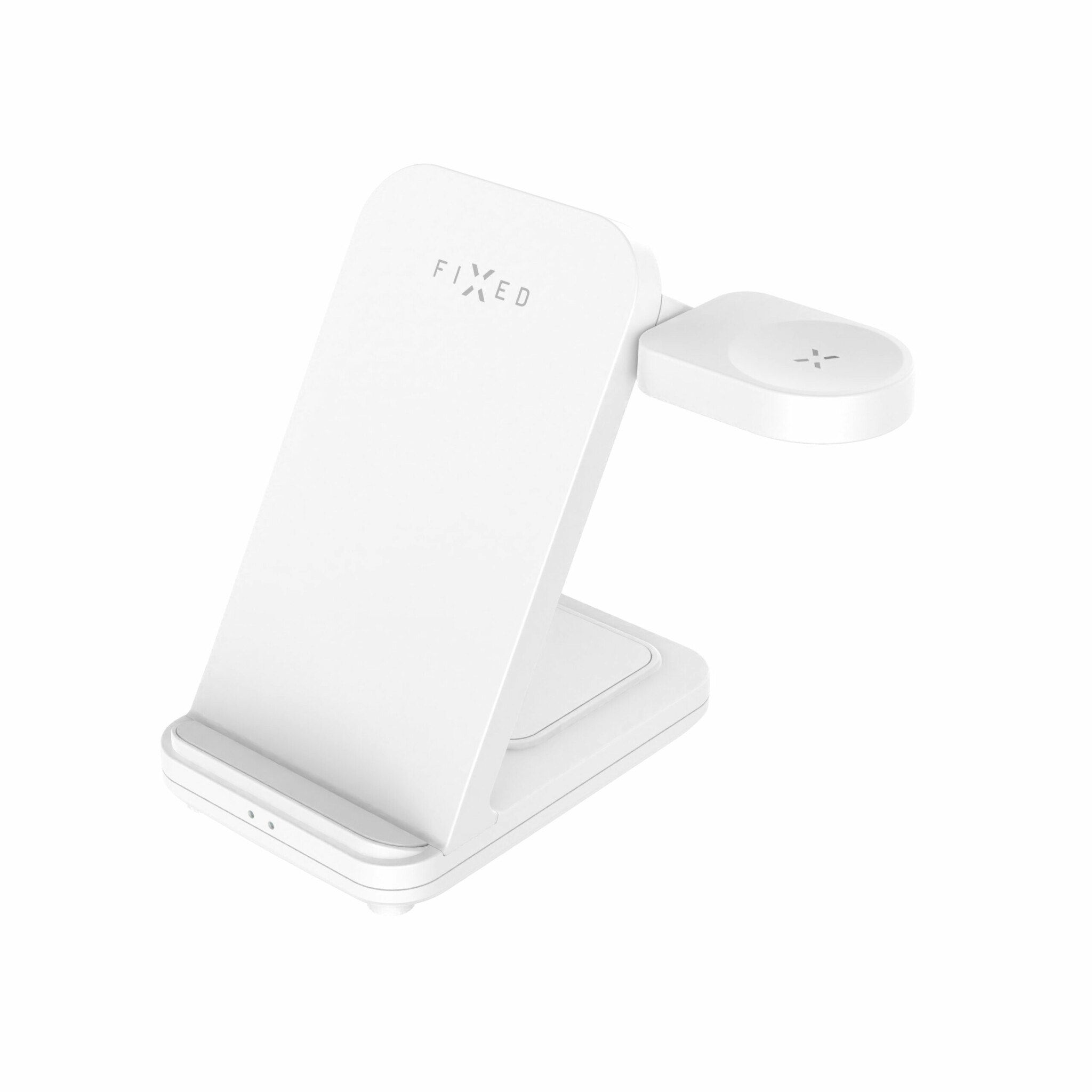 FIXED 3in1 Trådlös Laddstation för Samsung Vit