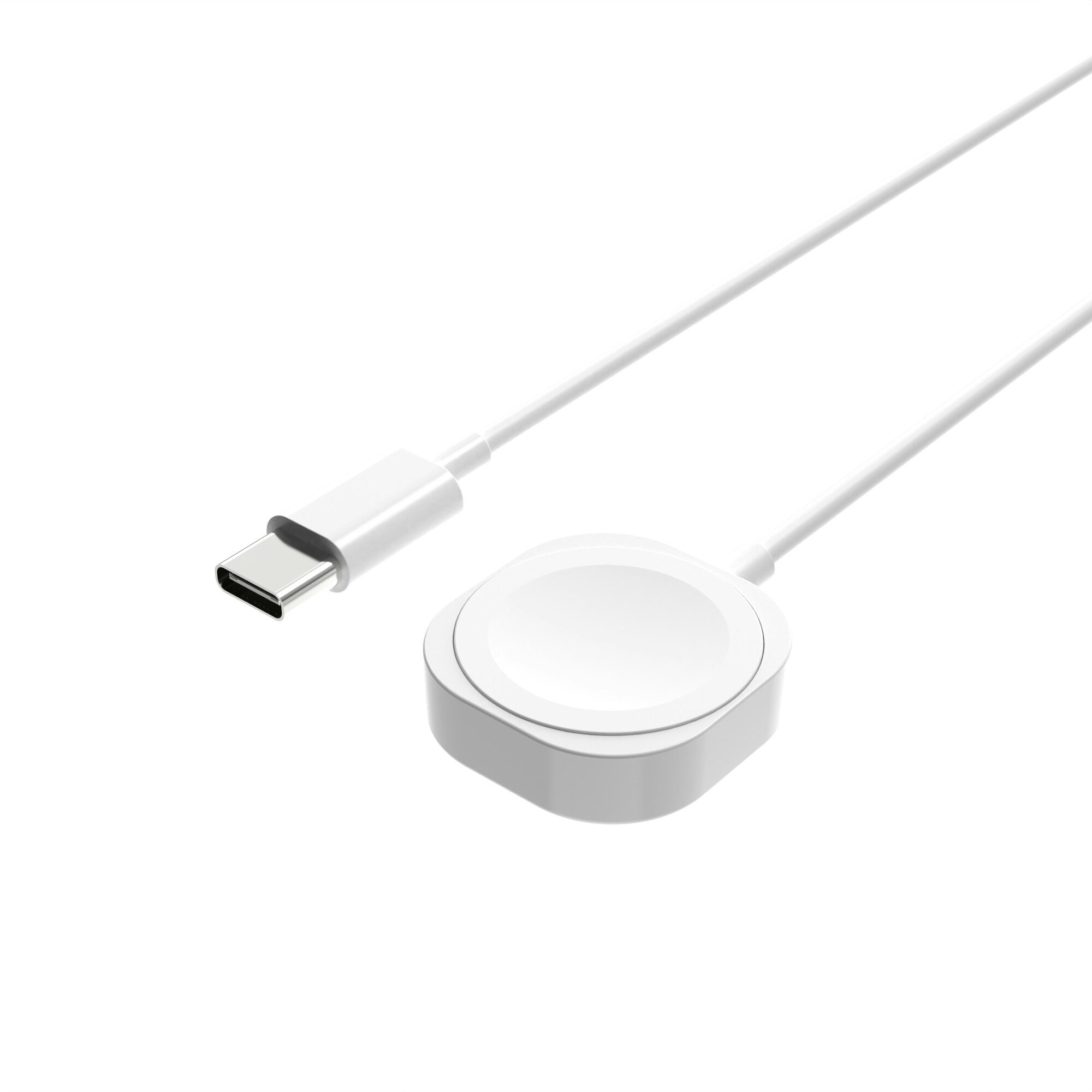 FIXED USB-C Laddkabel för Apple Watch Vit