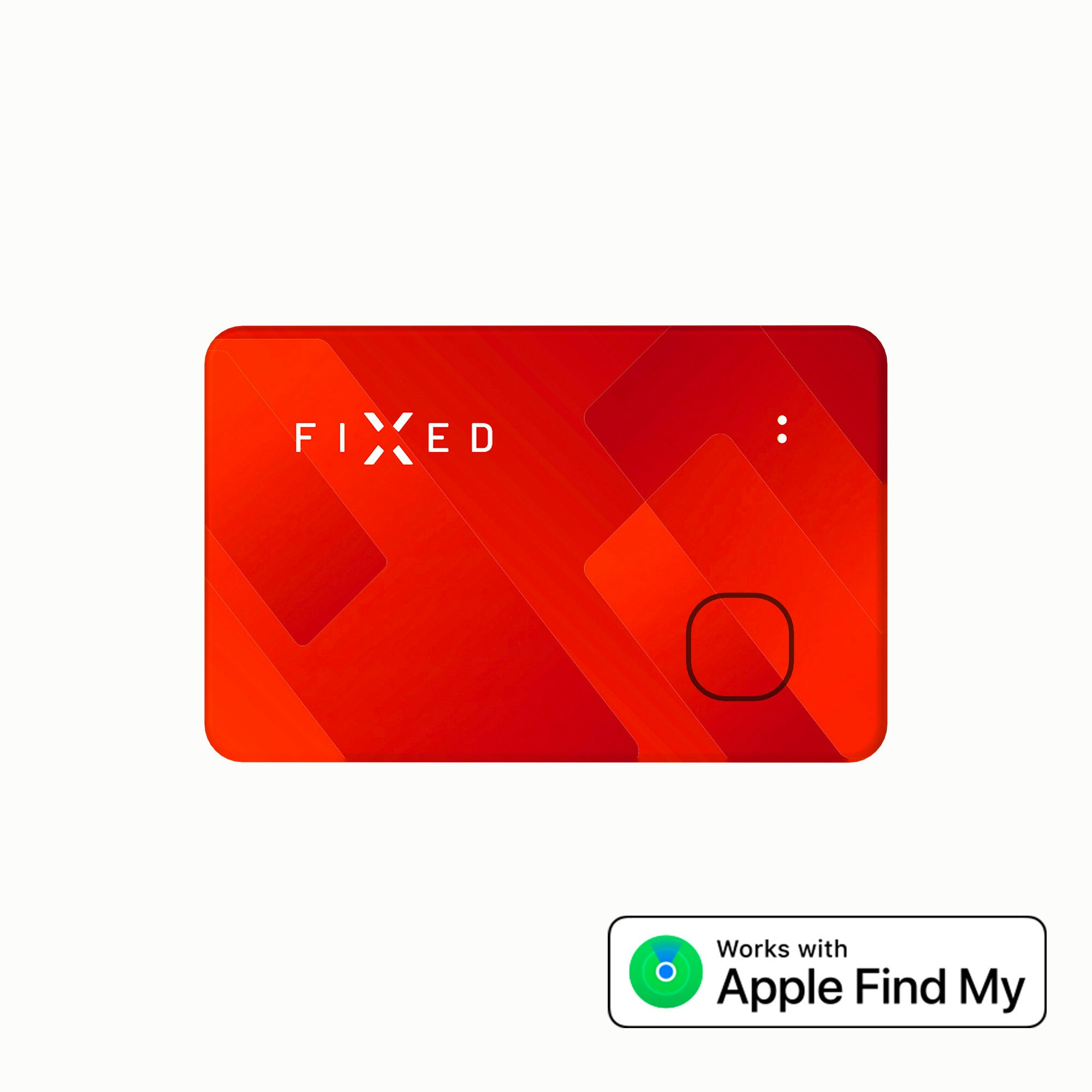 FIXED FIXED Tag Card Tracker för Apple Find My Orange