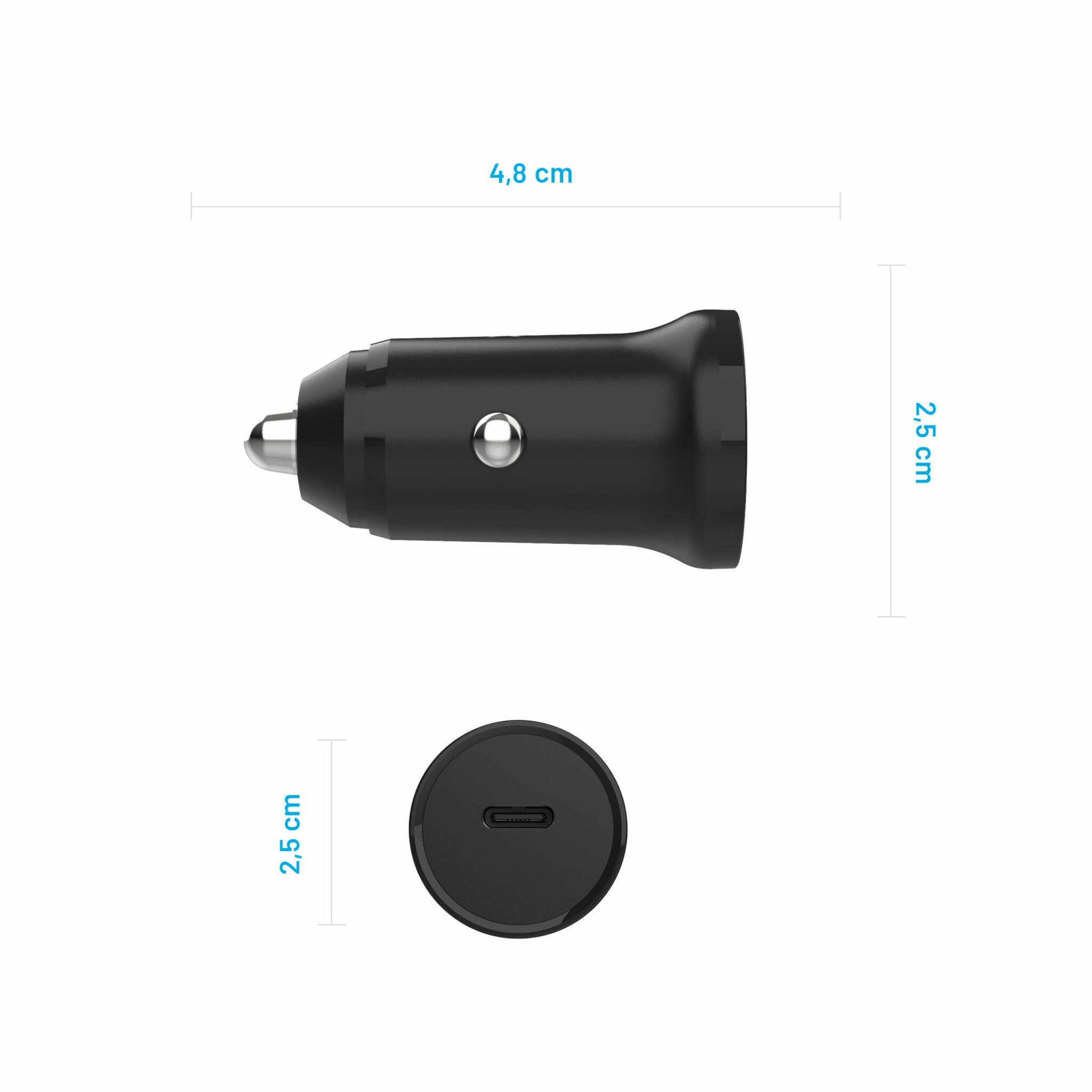 FIXED Snabb Billaddare USB-C 20W PD + USB-C kabel 1m