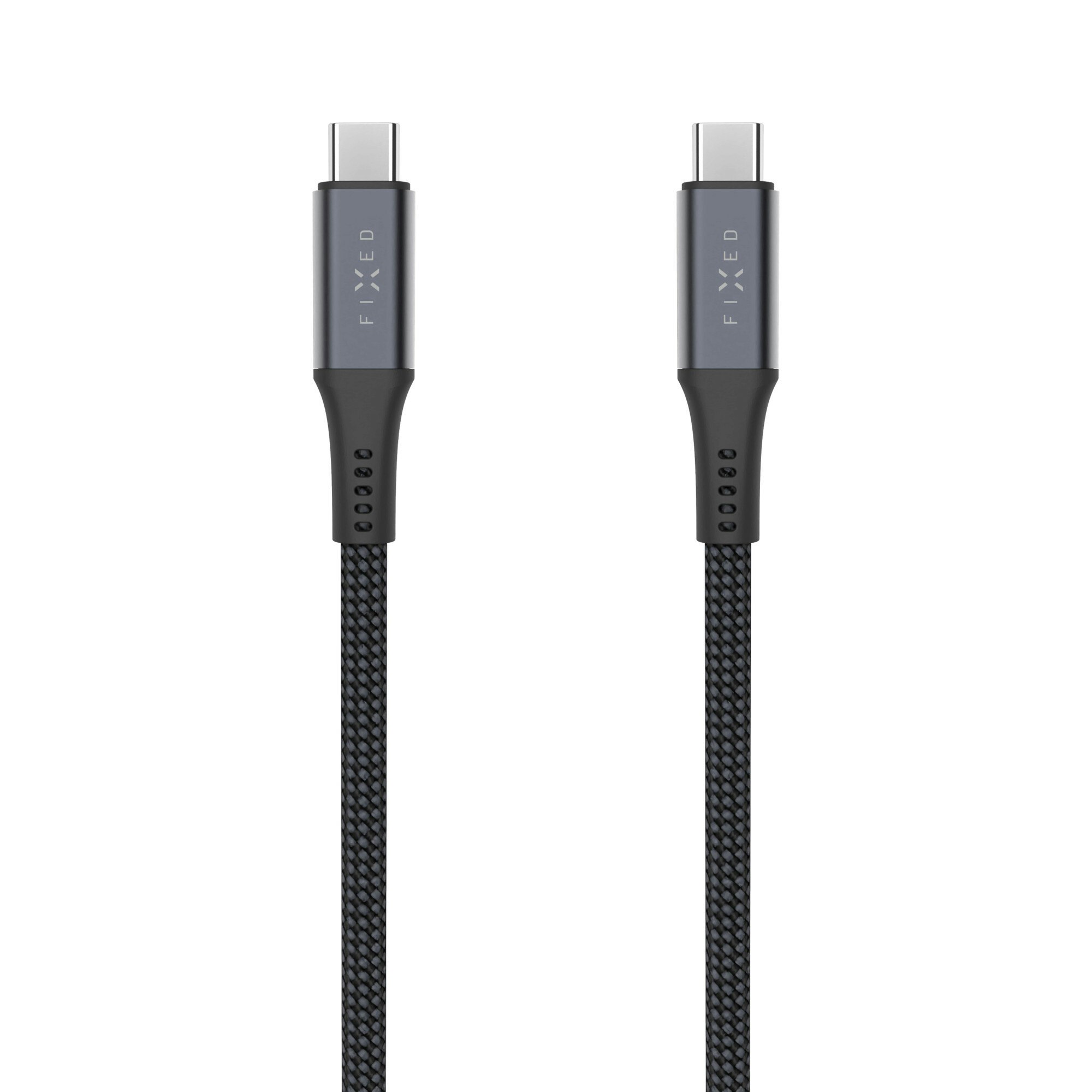 FIXED ARMOR USB 4.0 240W USB-C/C 20Gpbs kabel 1.2m Grå