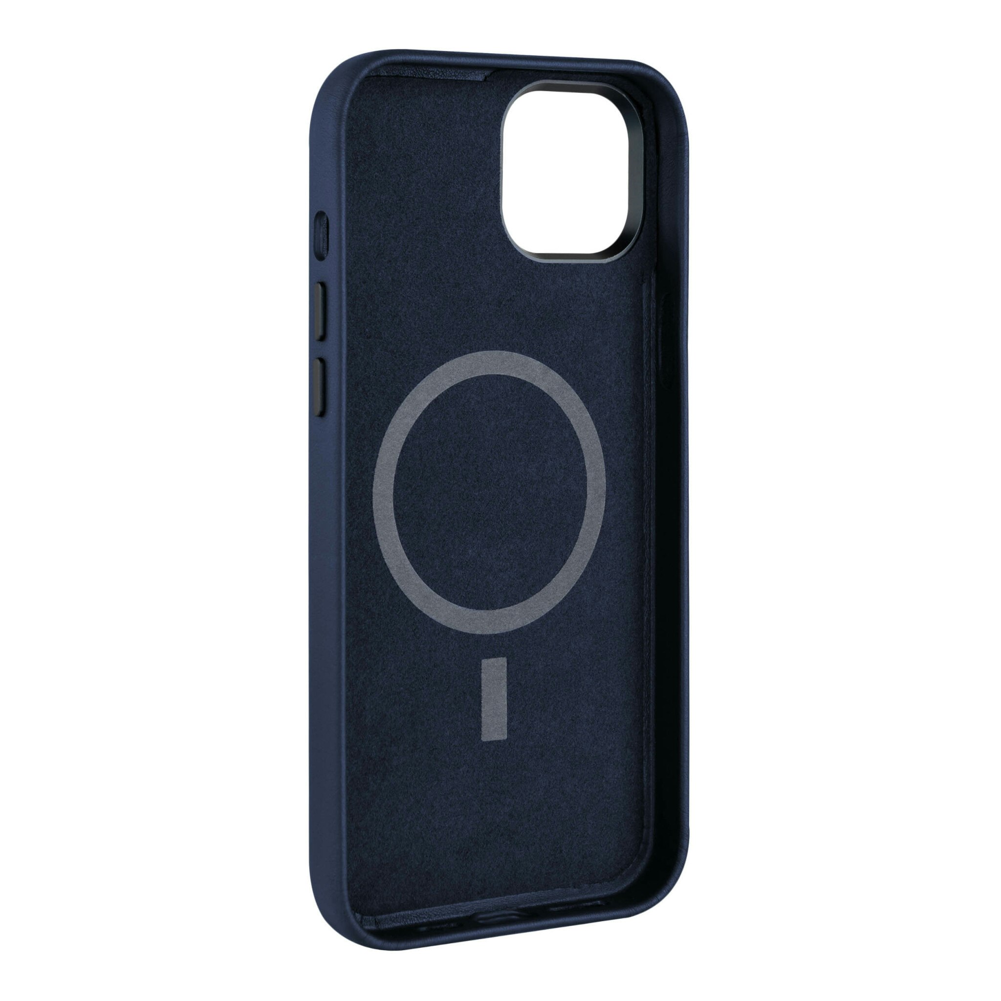 FIXED MagLeather skyddsskal iPhone 16 Blå
