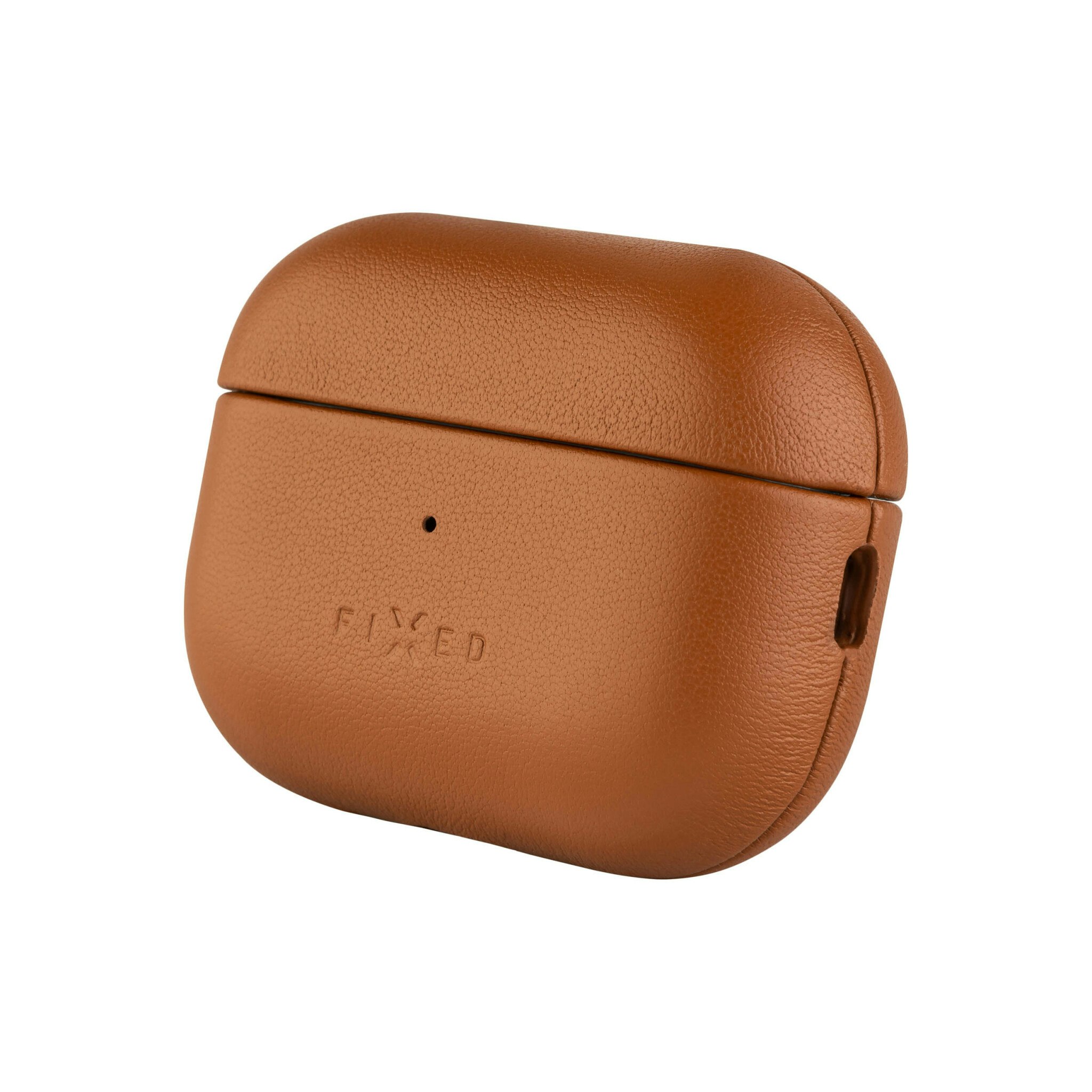FIXED Äkta läderfodral för Airpods Pro 2 Brun