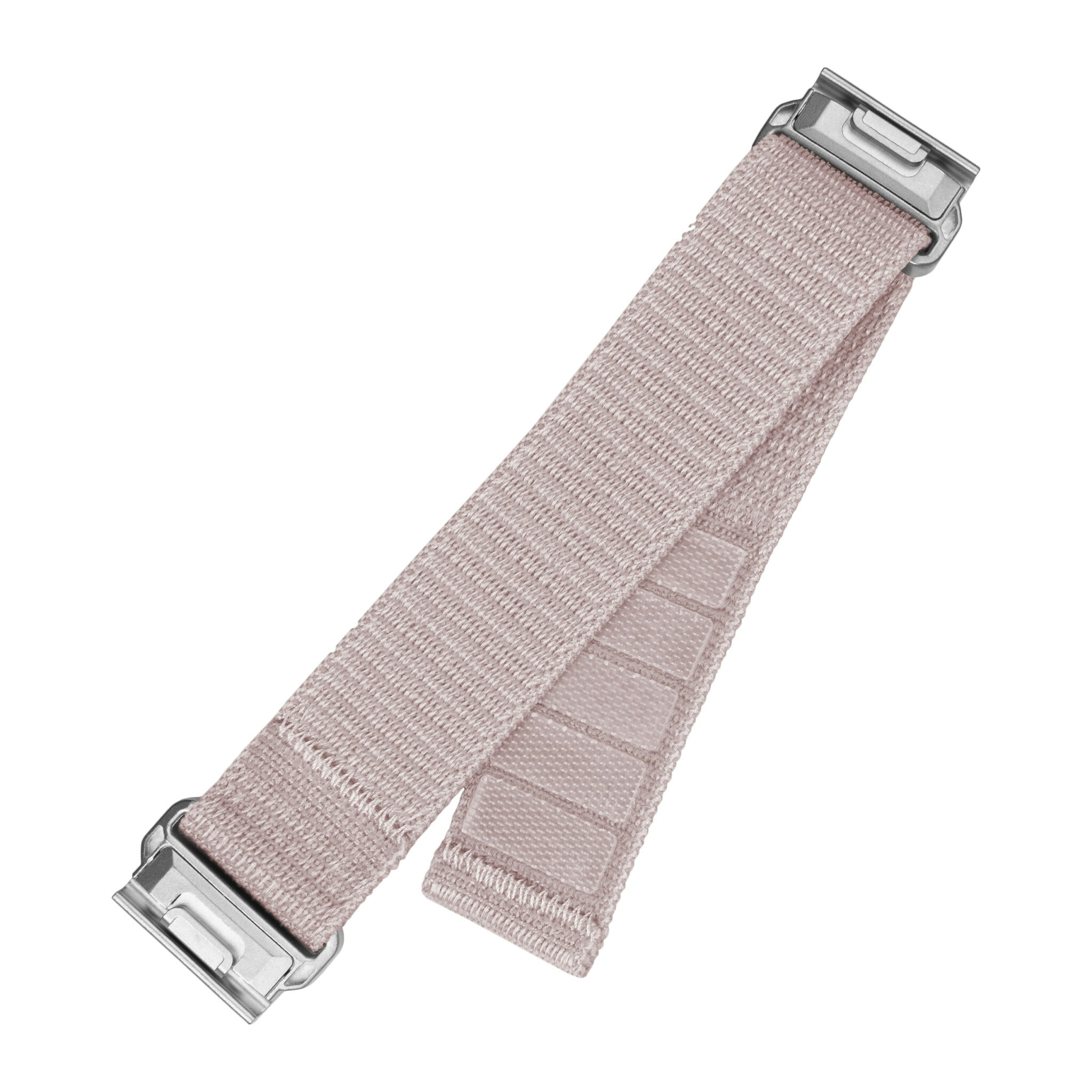 FIXED Nylonrem Garmin QuickFit 22 mm Rosa Guld