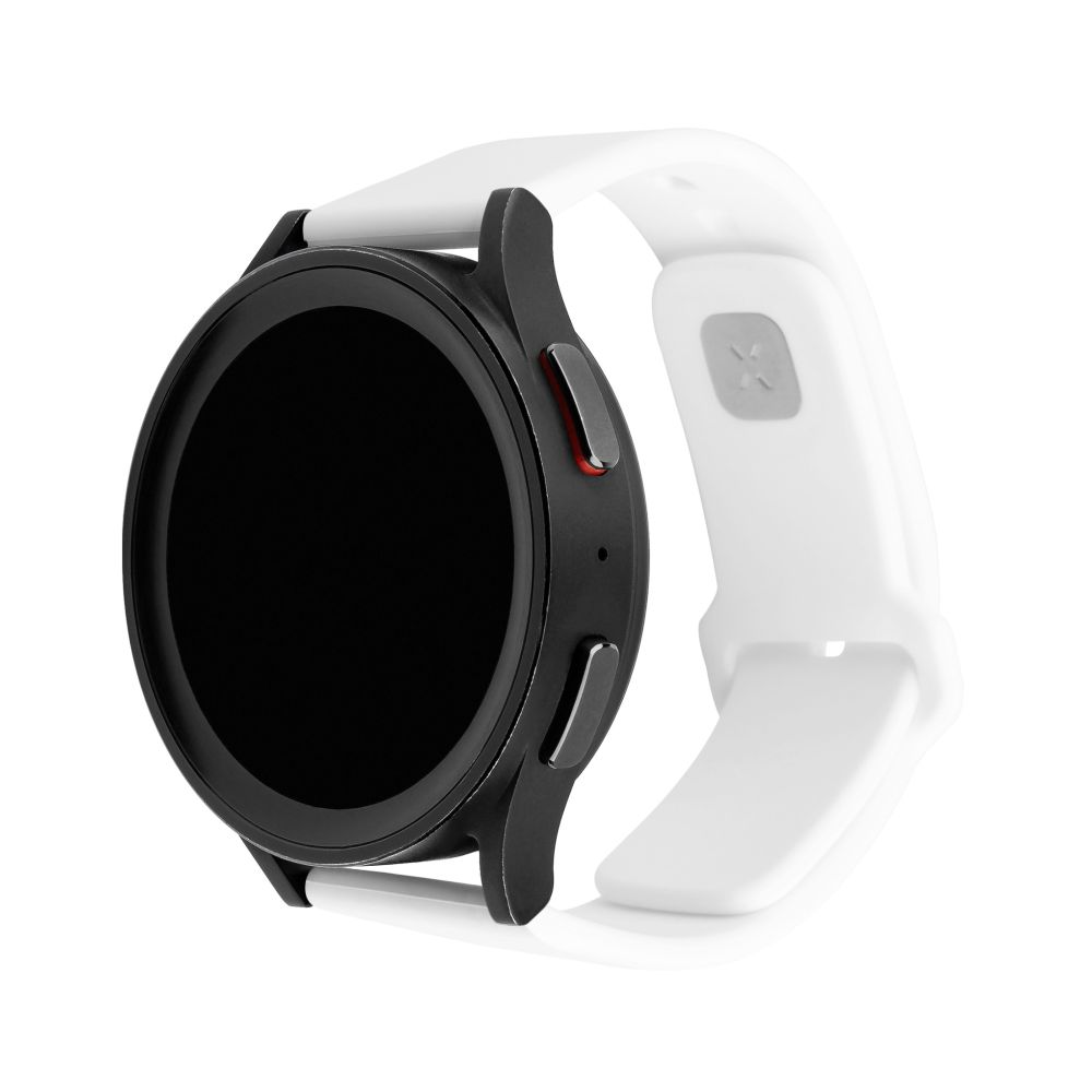 FIXED Silikonrem för Smartwatch Universal 20 mm Vit