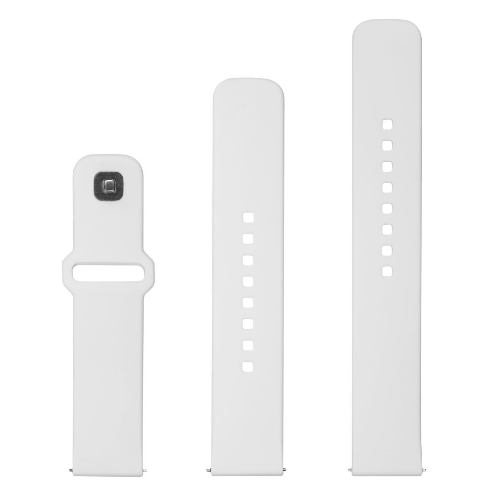 FIXED Silikonrem för Smartwatch Universal 20 mm Vit