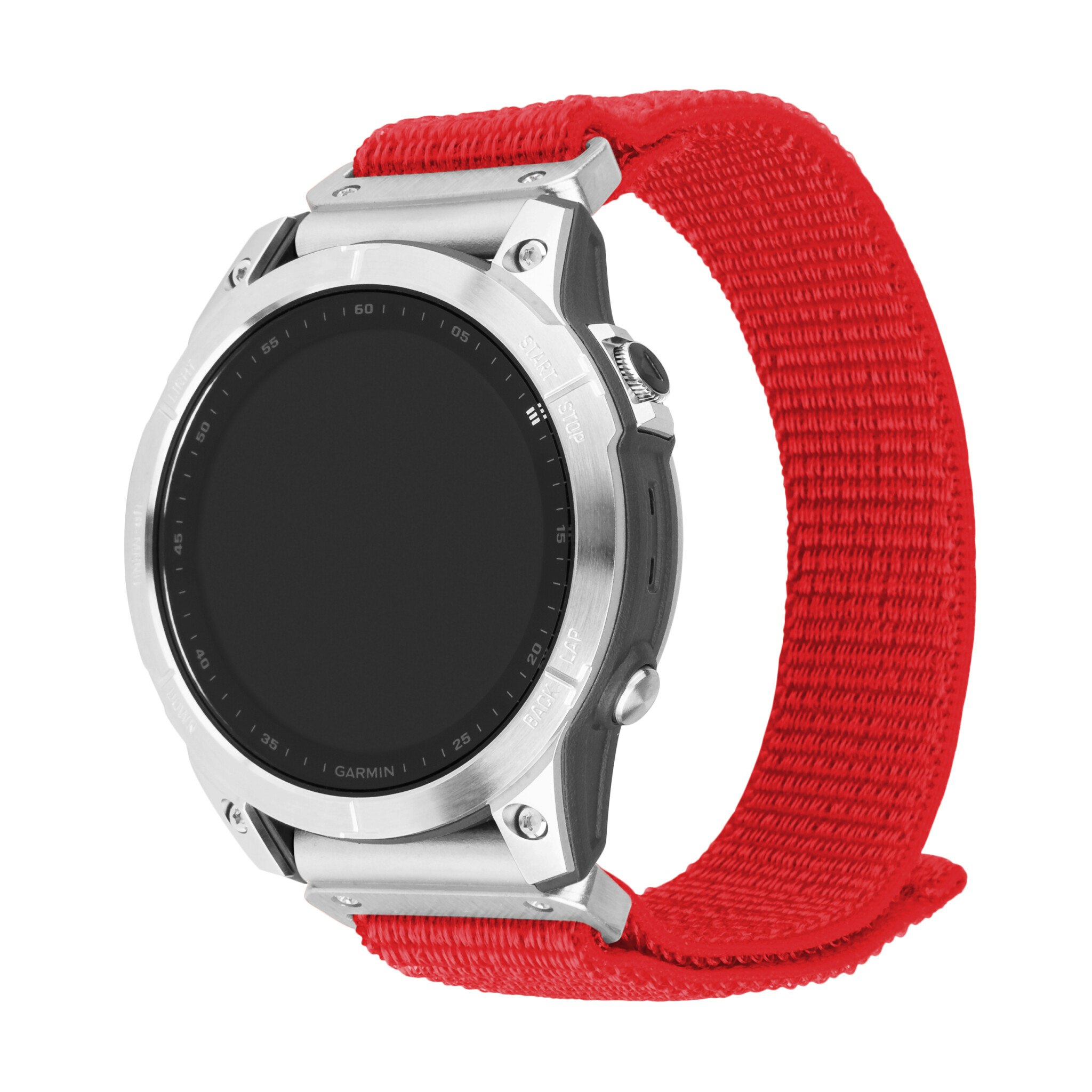 FIXED Nylonrem för Garmin QuickFit 22 mm Röd