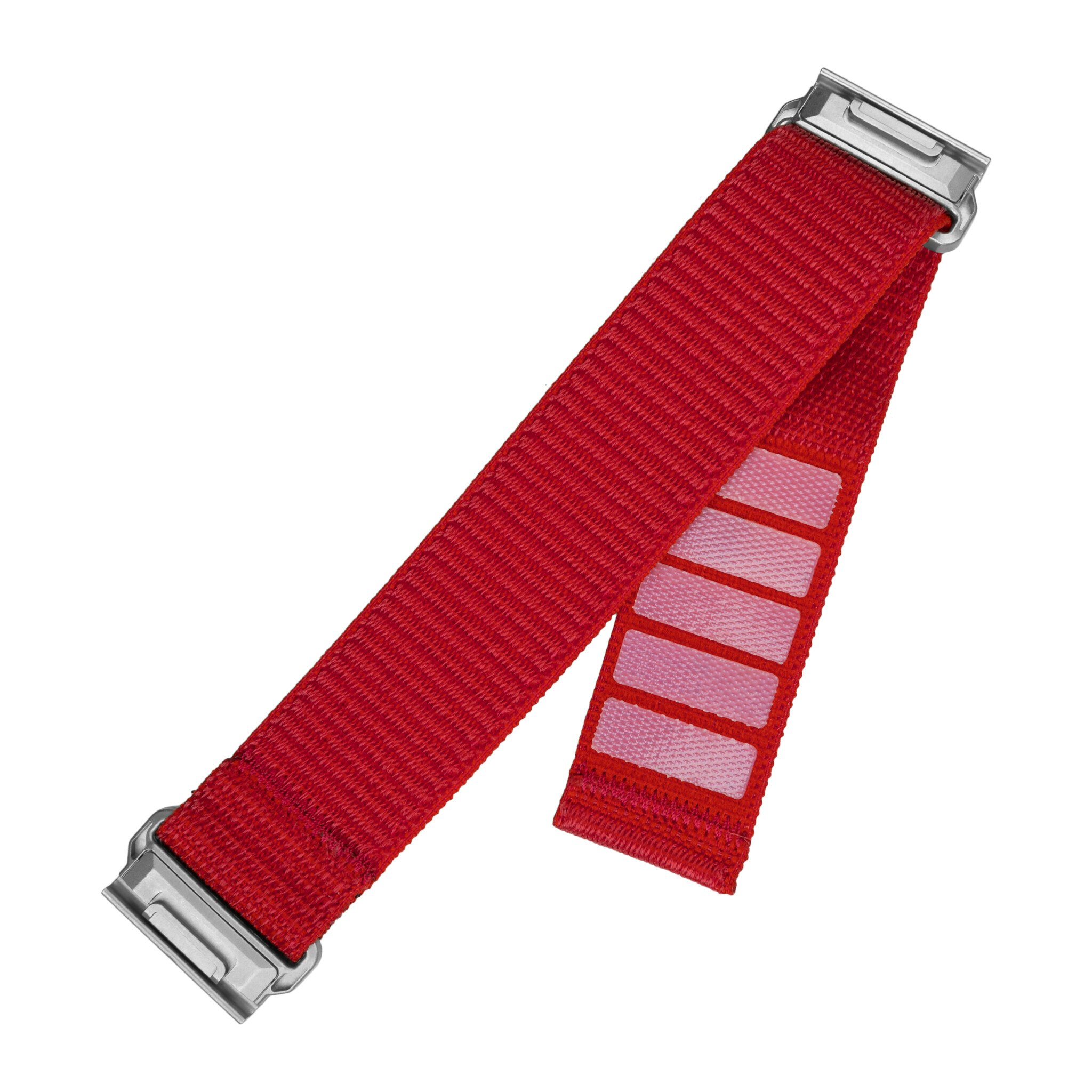 FIXED Nylonrem för Garmin QuickFit 22 mm Röd