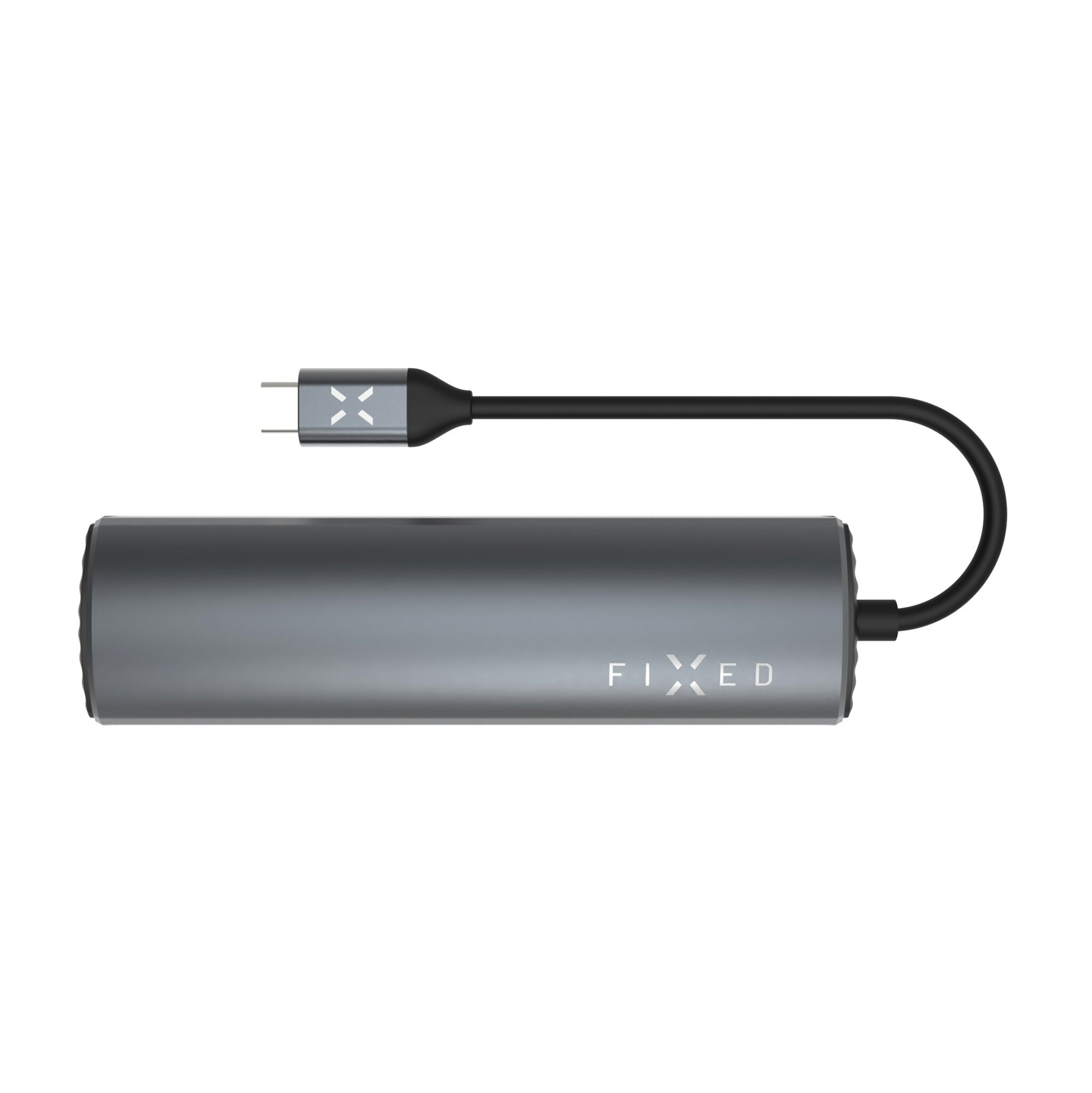 FIXED HubPro 6 i 1 Multiport USB-C Hub 4K/6OHz Rymdgrå