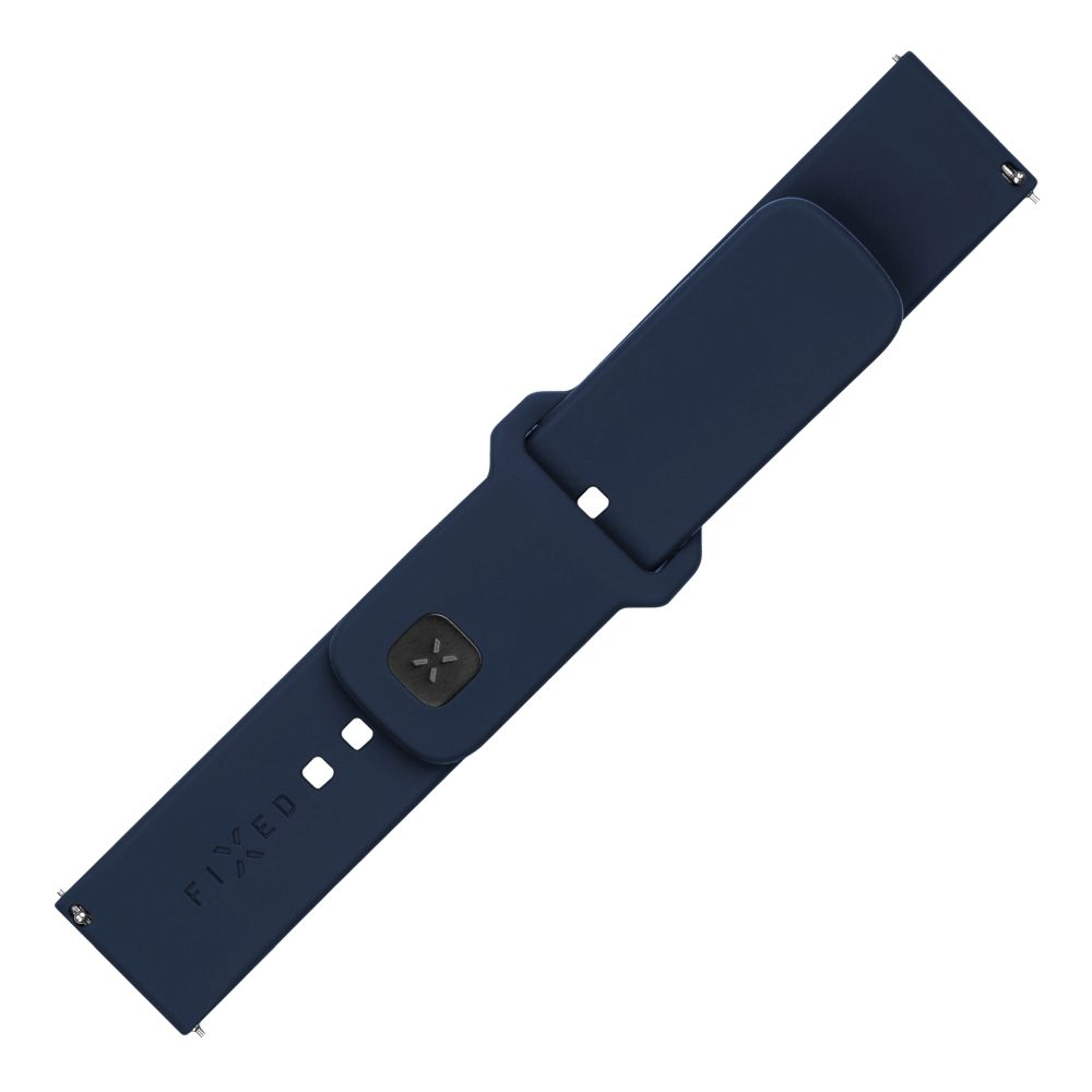 FIXED Silikonrem för Smartwatch Universal 22 mm Blå
