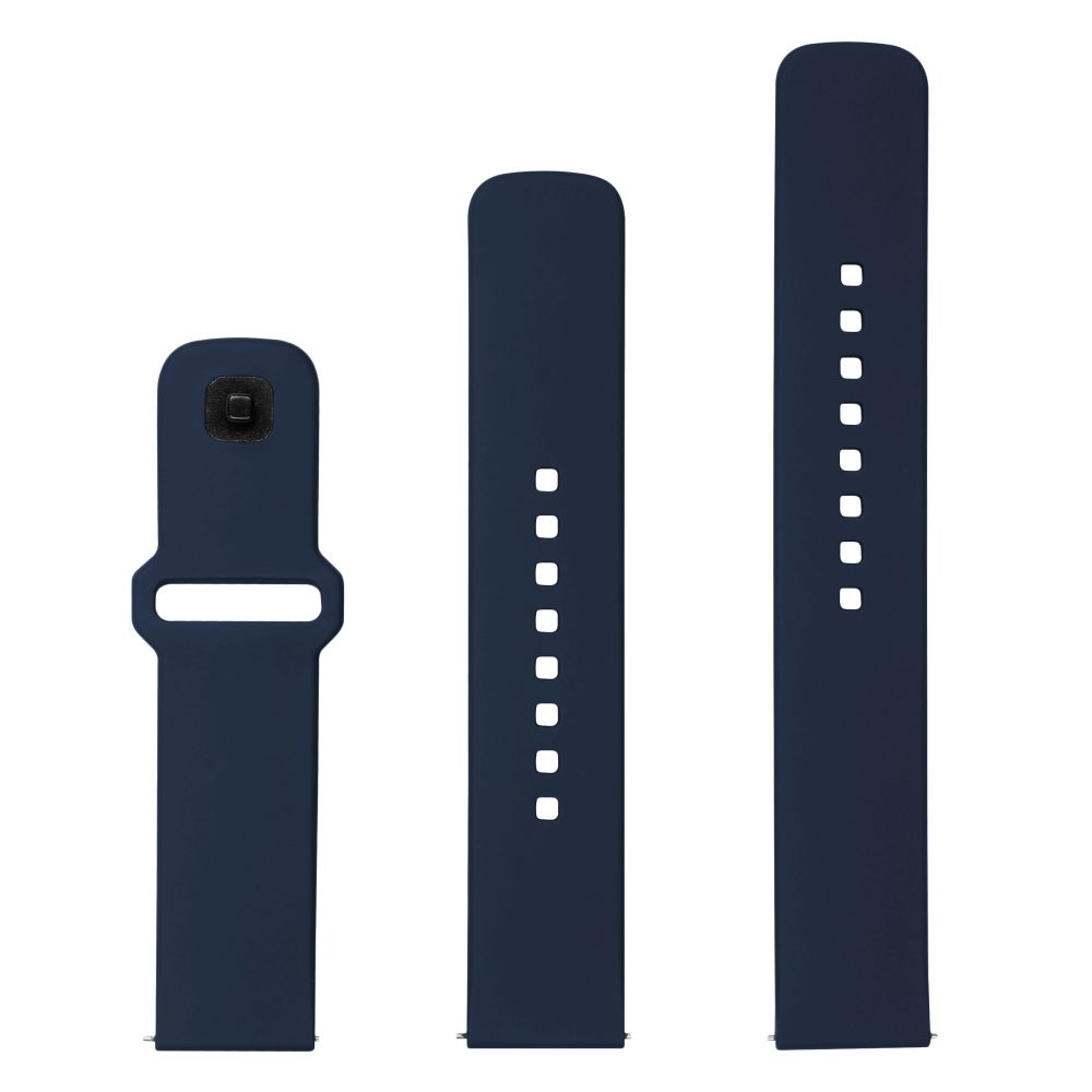 FIXED Silikonrem för Smartwatch Universal 22 mm Blå
