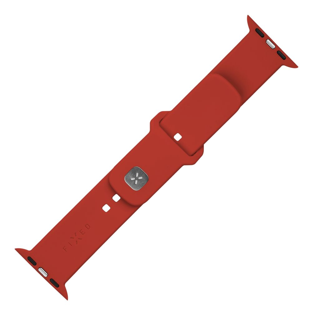 FIXED Silikonrem SET för Apple Watch 38/40/41mm Röd