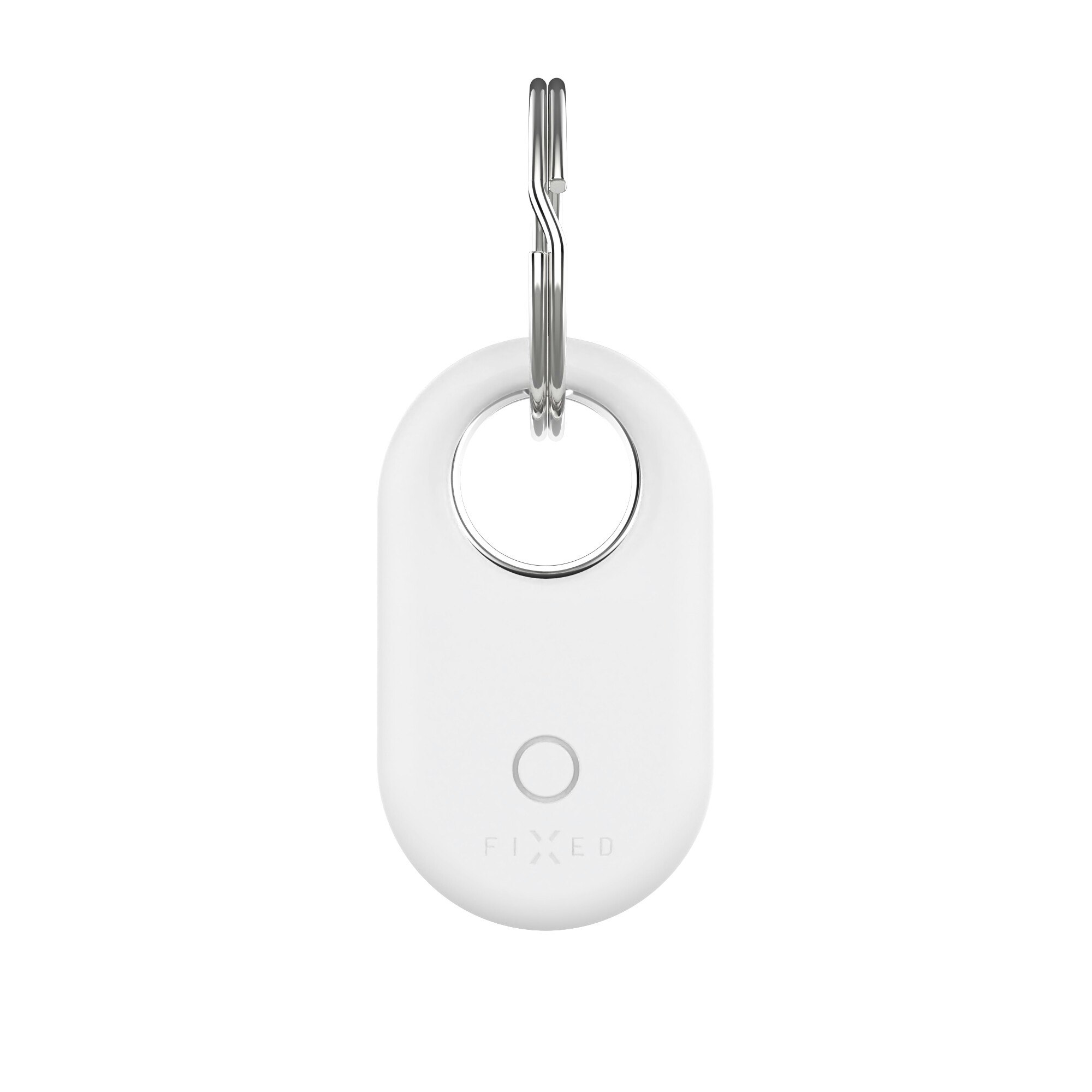 FIXED Silky Galaxy SmartTag2 Nyckelring Fodral Vit