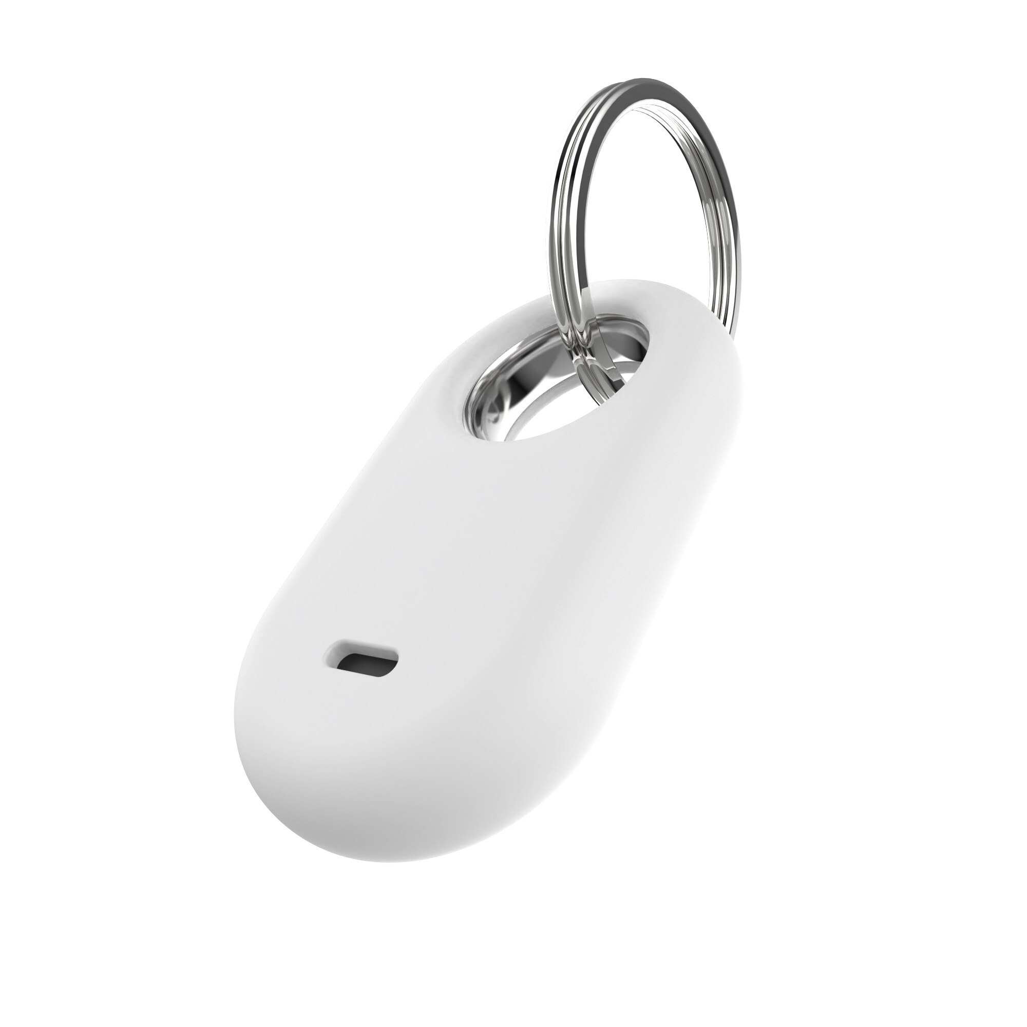 FIXED Silky Galaxy SmartTag2 Nyckelring Fodral Vit