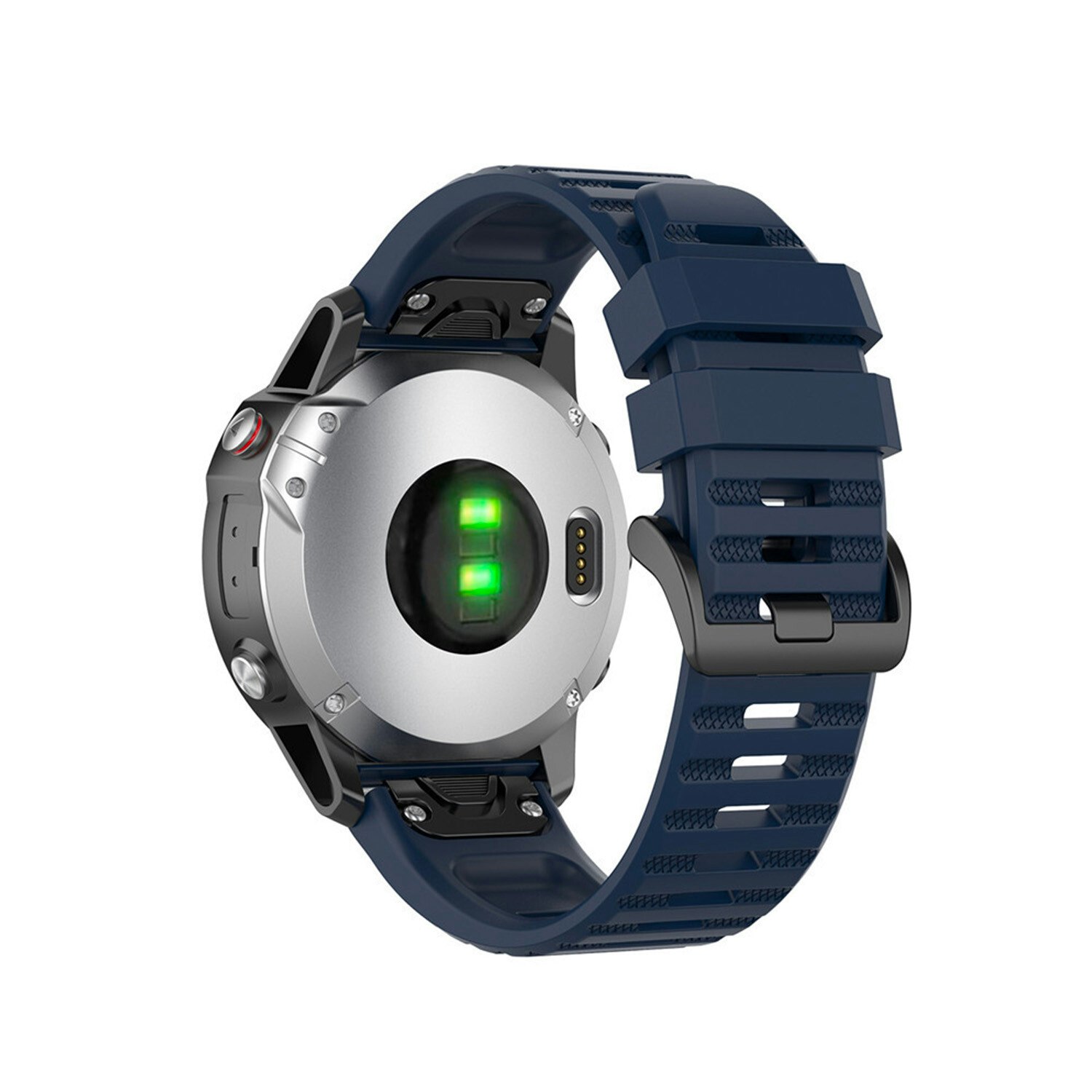 FIXED Silikonrem för Garmin QuickFit 22 mm Mörkblå