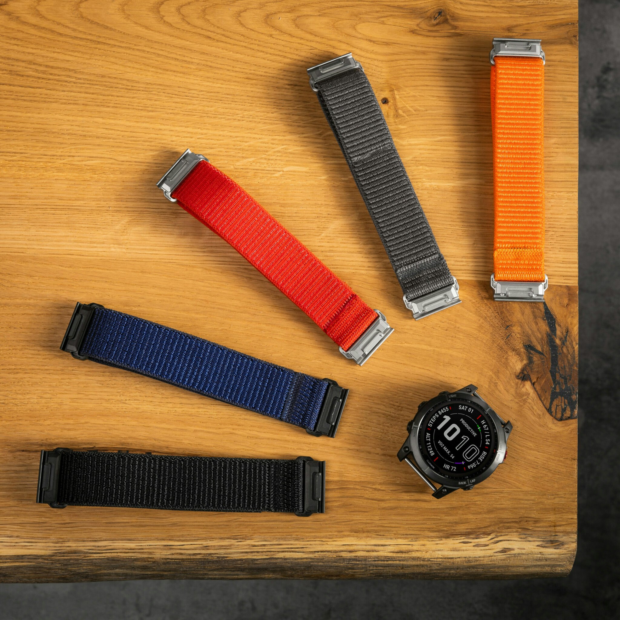 FIXED Nylonrem för Garmin QuickFit 26mm Mörkblå