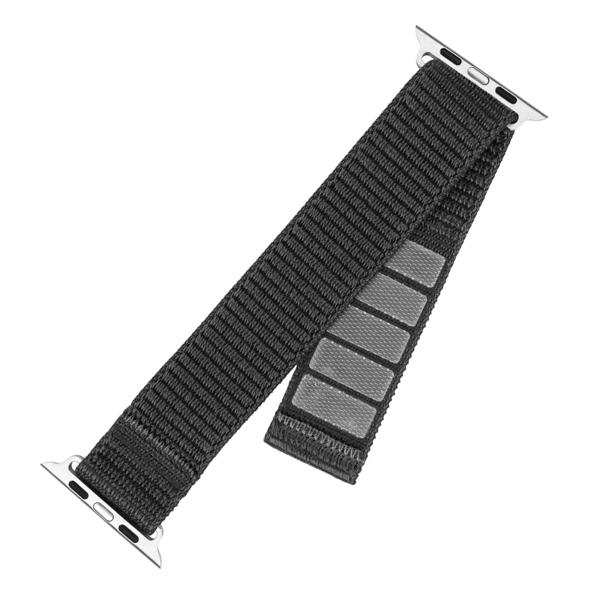 FIXED Nylonrem för Apple Watch 38/40/41mm Mörkgrå
