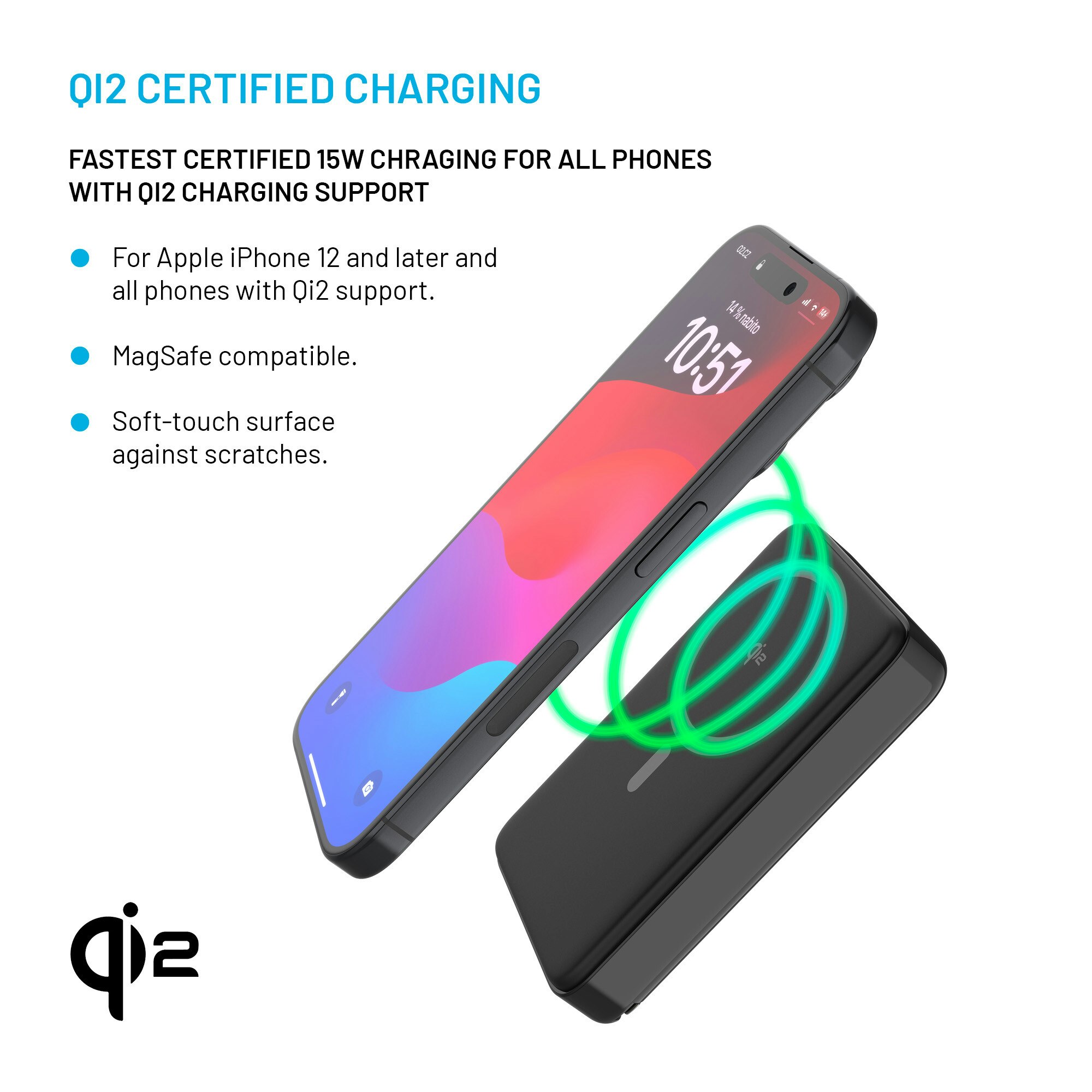 FIXED MagZen 10 Pro Qi2 MagSafe Power Bank 20W 10.000mAh