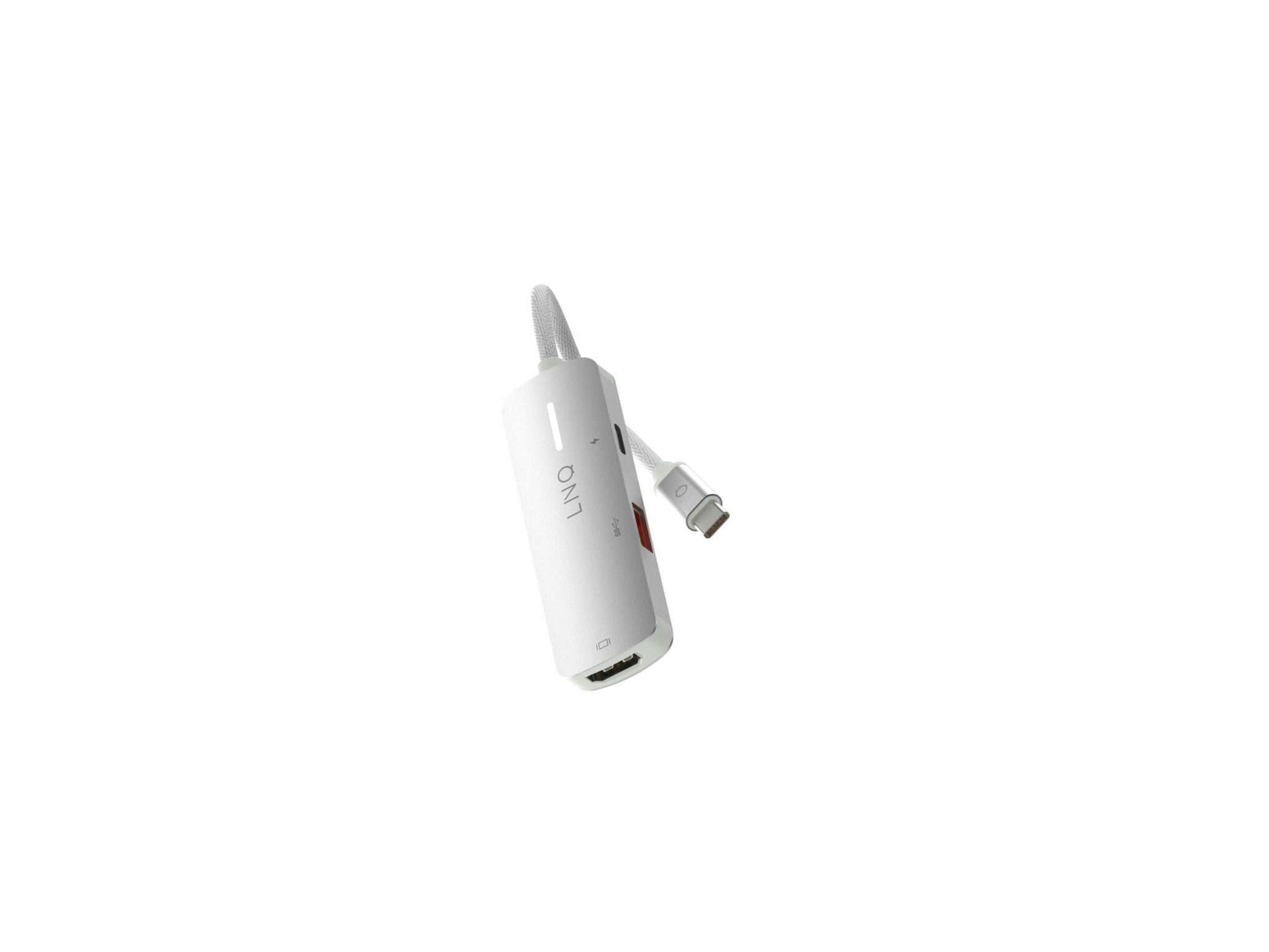 Linq 3in1 USB-C Multiport Hub Aluminiumgrå