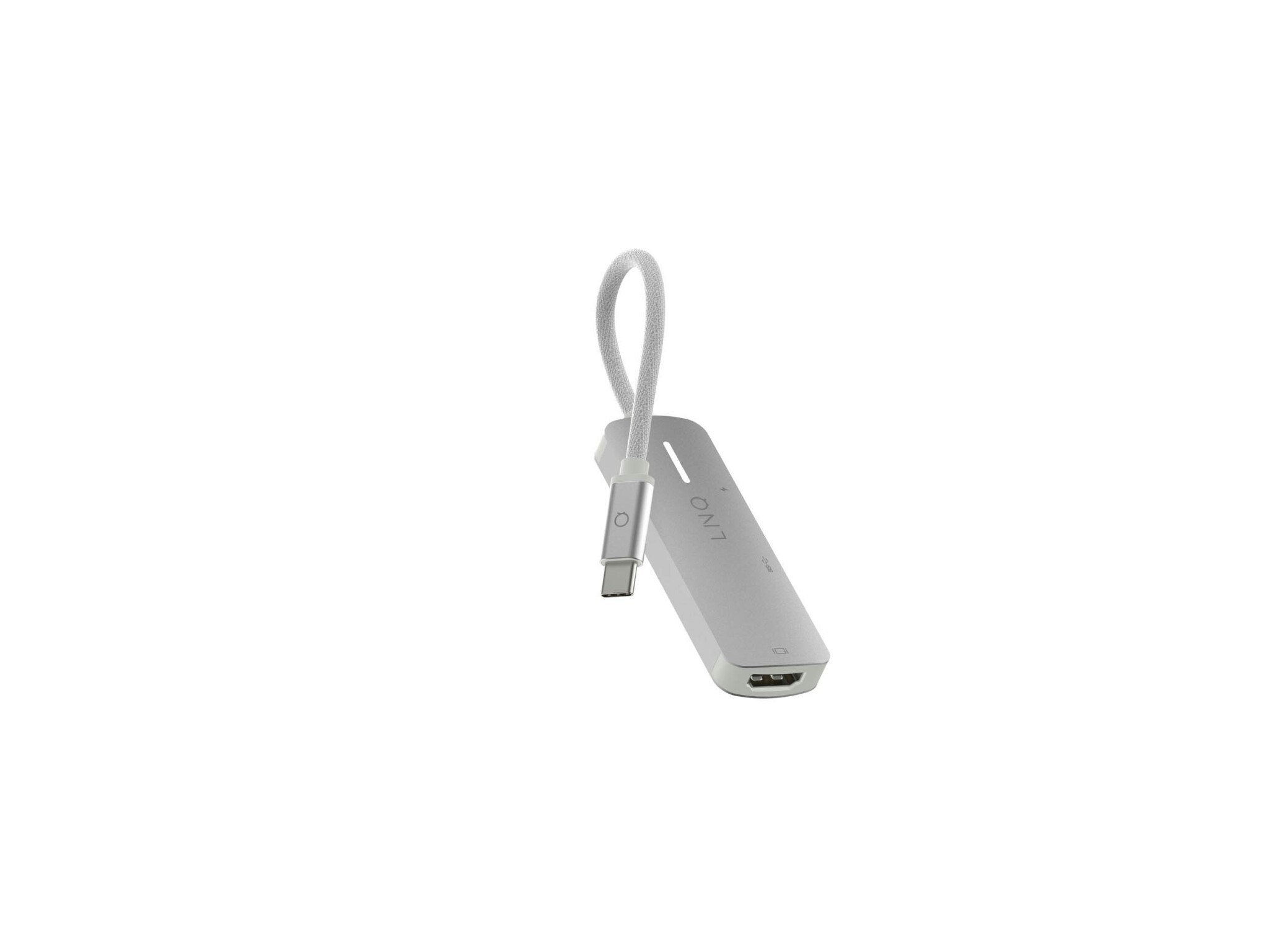 Linq 3in1 USB-C Multiport Hub Aluminiumgrå