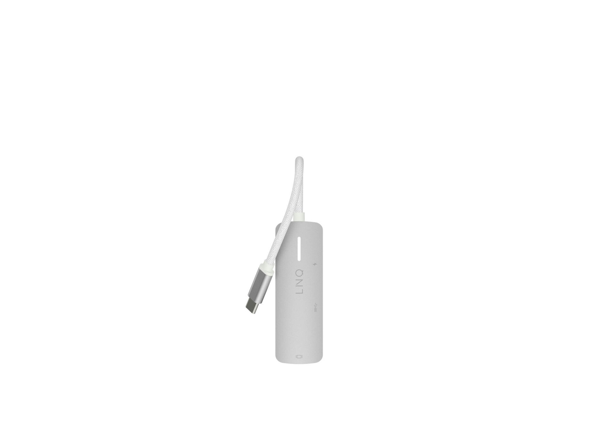 Linq 3in1 USB-C Multiport Hub Aluminiumgrå