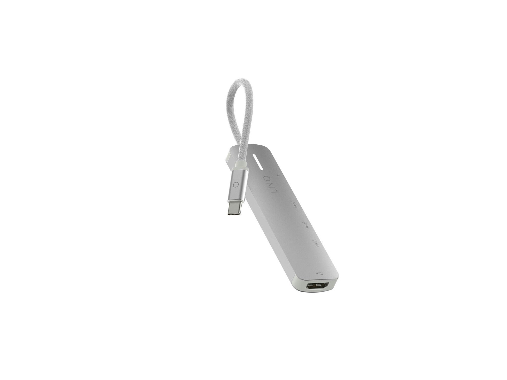 Linq 5in1 PRO 140W USB-C Multiport Hub Aluminiumgrå