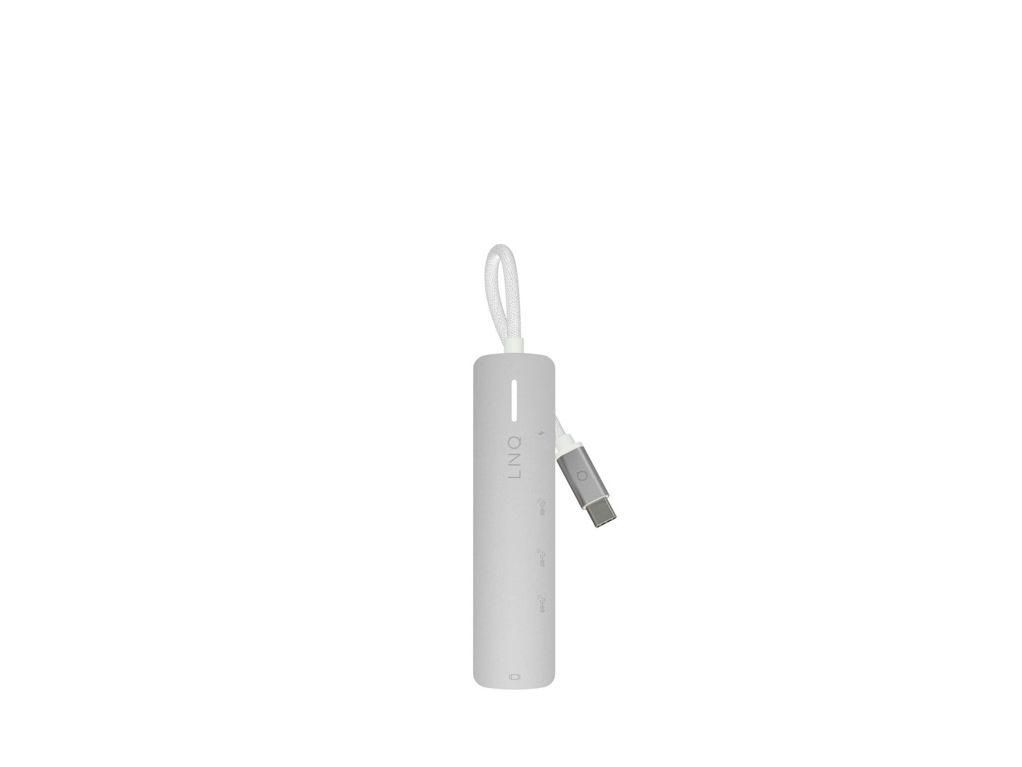 Linq 5in1 PRO 140W USB-C Multiport Hub Aluminiumgrå