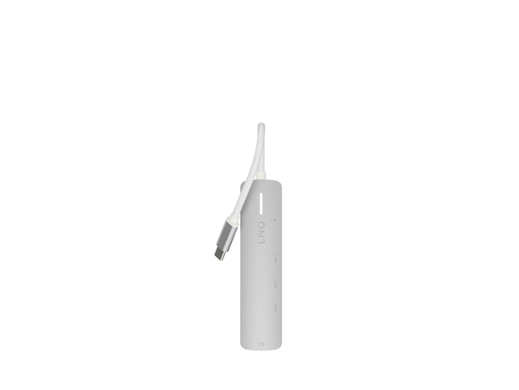 Linq 5in1 PRO 140W USB-C Multiport Hub Aluminiumgrå