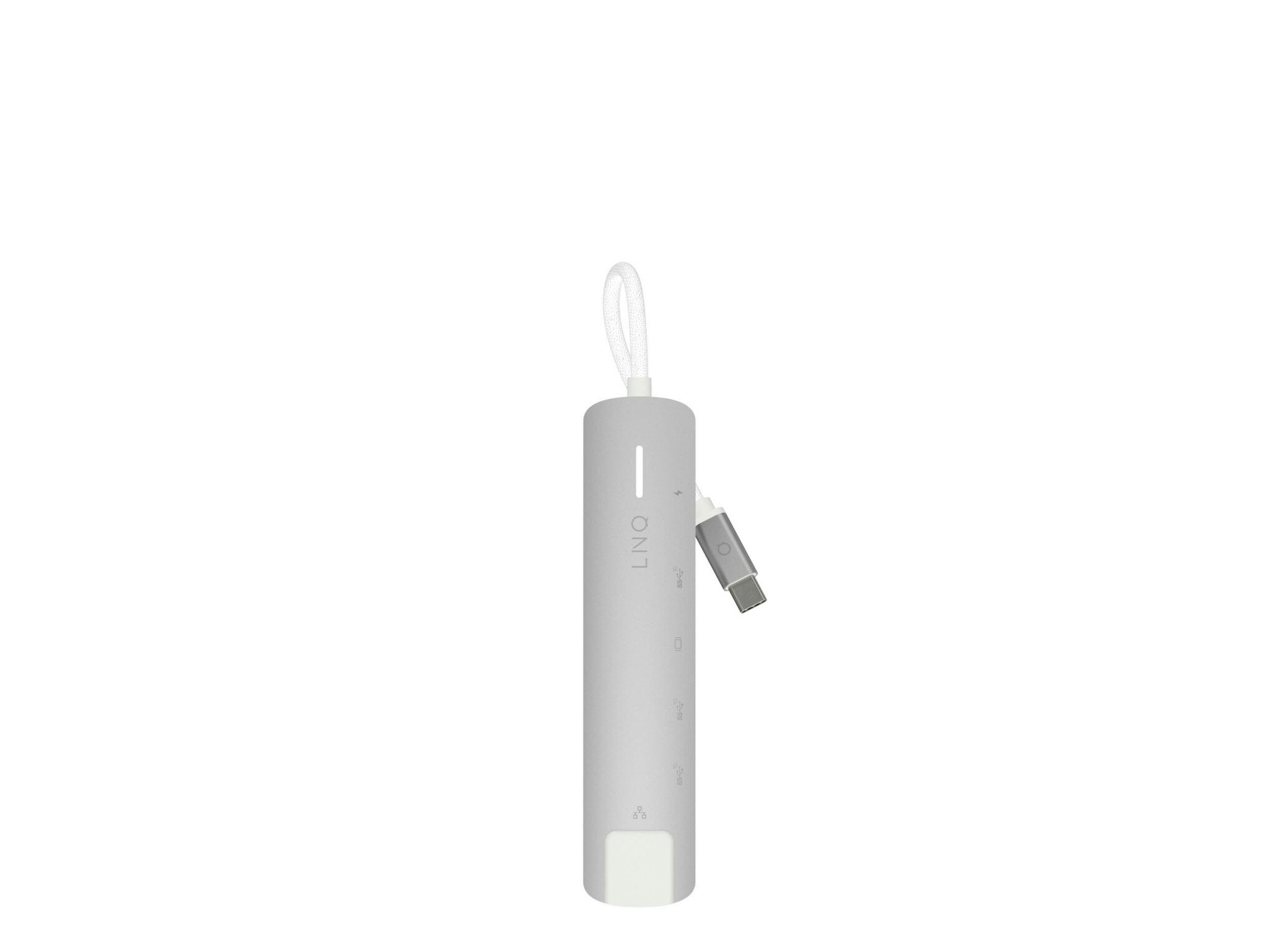Linq 6in1 PRO 140W USB-C Multiport Hub Aluminiumgrå