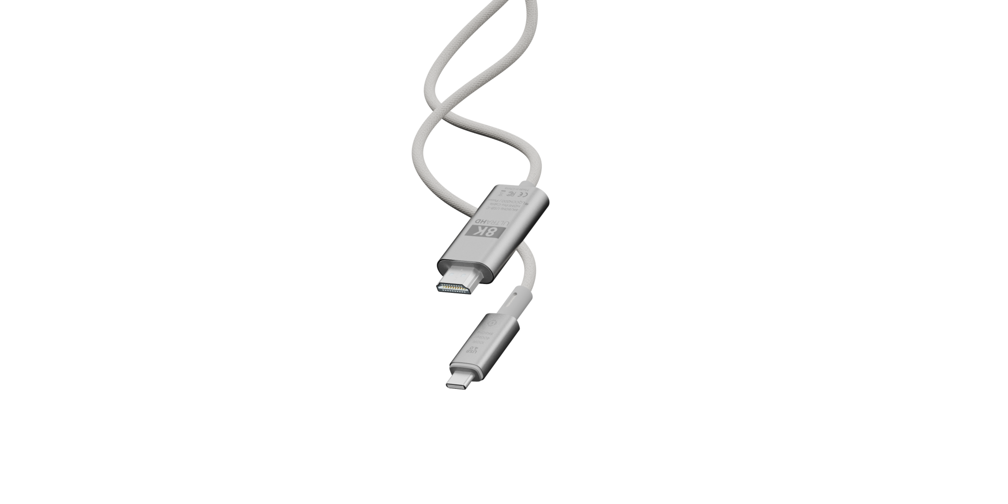 Linq USB-C till HDMI 8K/60Hz Adapterkabel 2m Svart