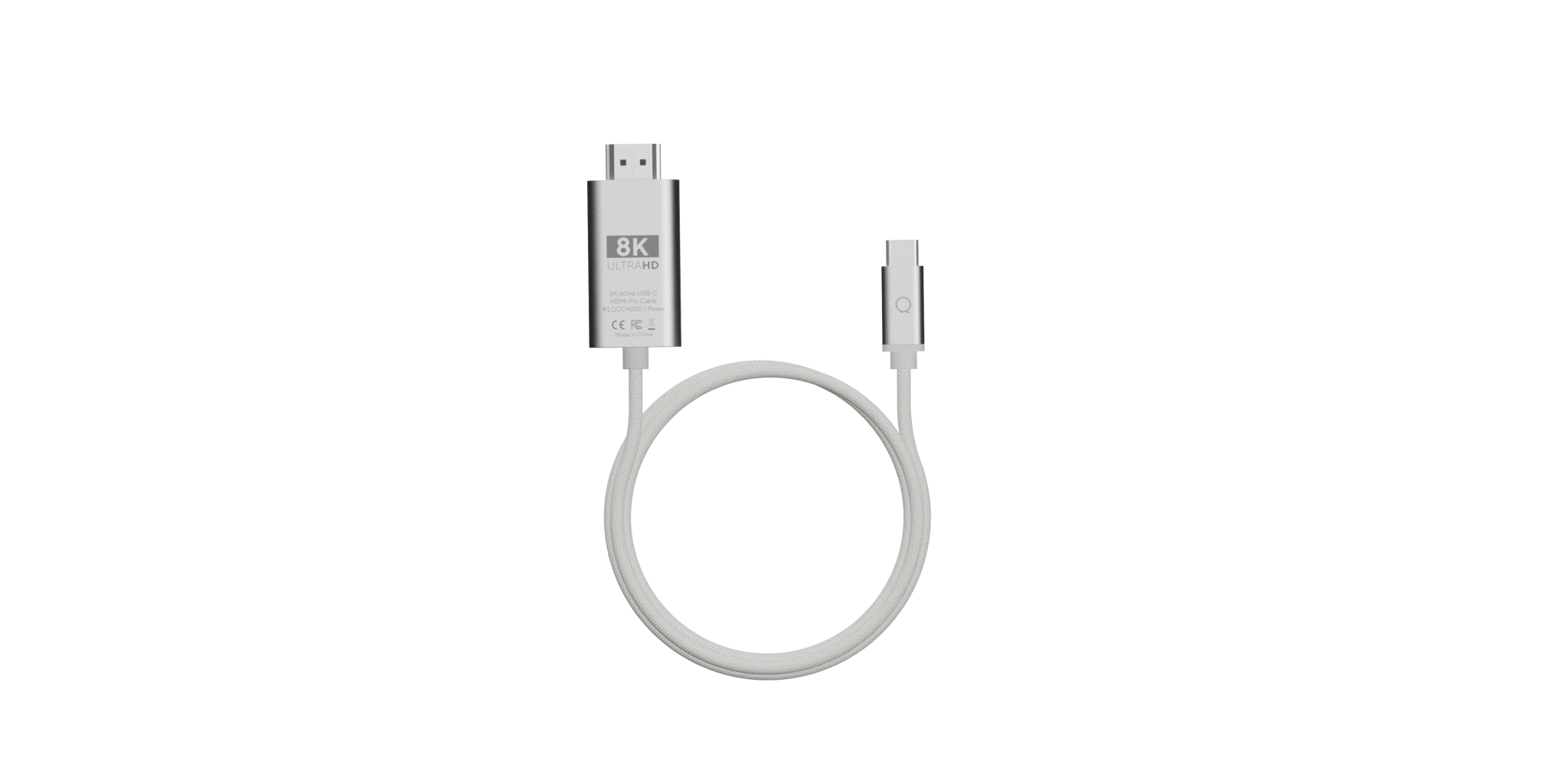 Linq USB-C till HDMI 8K/60Hz Adapterkabel 2m Svart