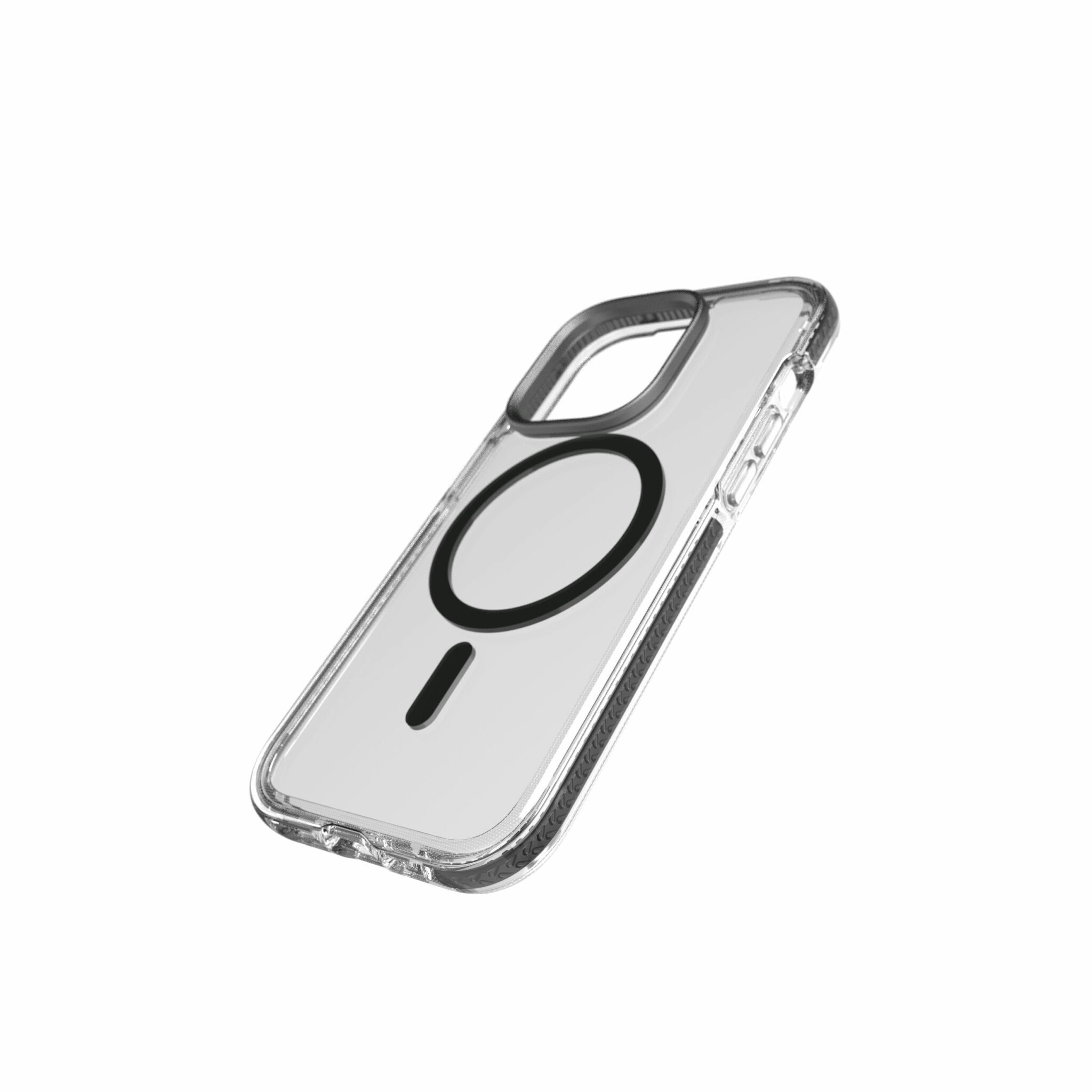 Tech21 Evo Crystal MagSafe iPhone 14 Pro Grafit grå