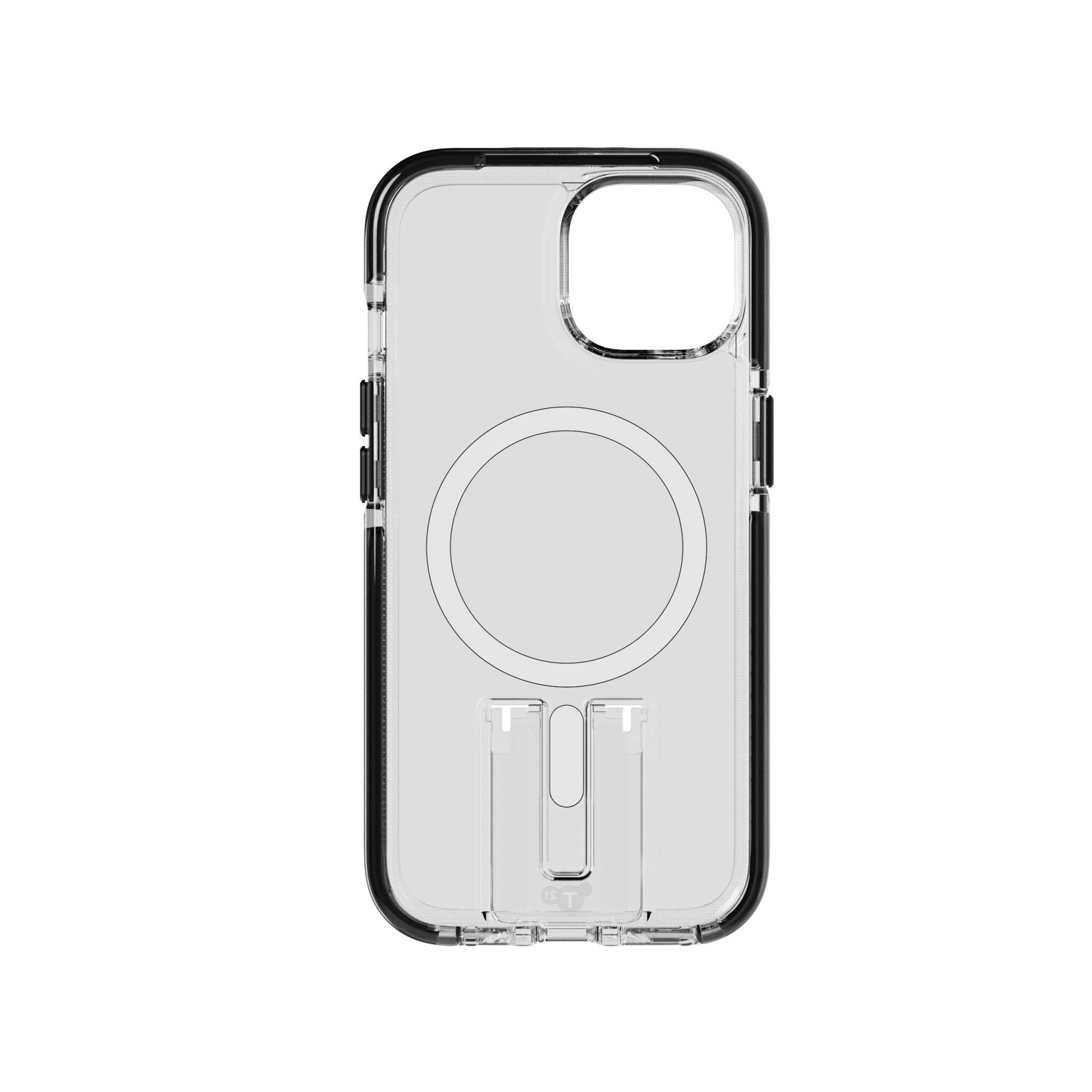 Tech21 Evo Kick MagSafe iPhone 15/14/13 Transparent Svart