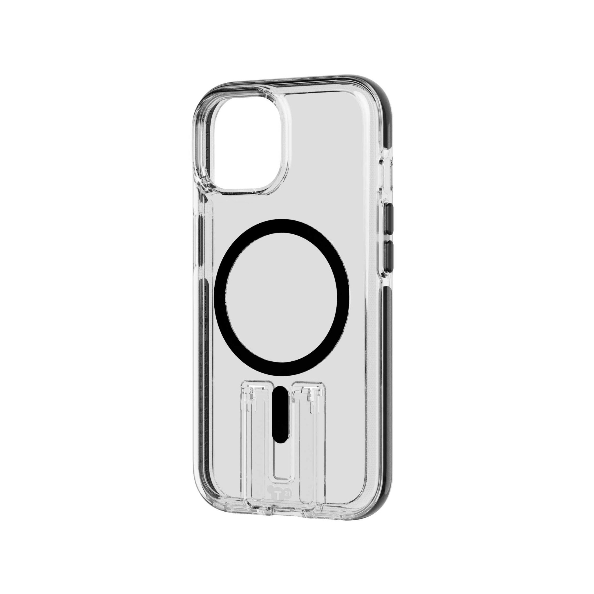 Tech21 Evo Kick MagSafe iPhone 15/14/13 Transparent Svart
