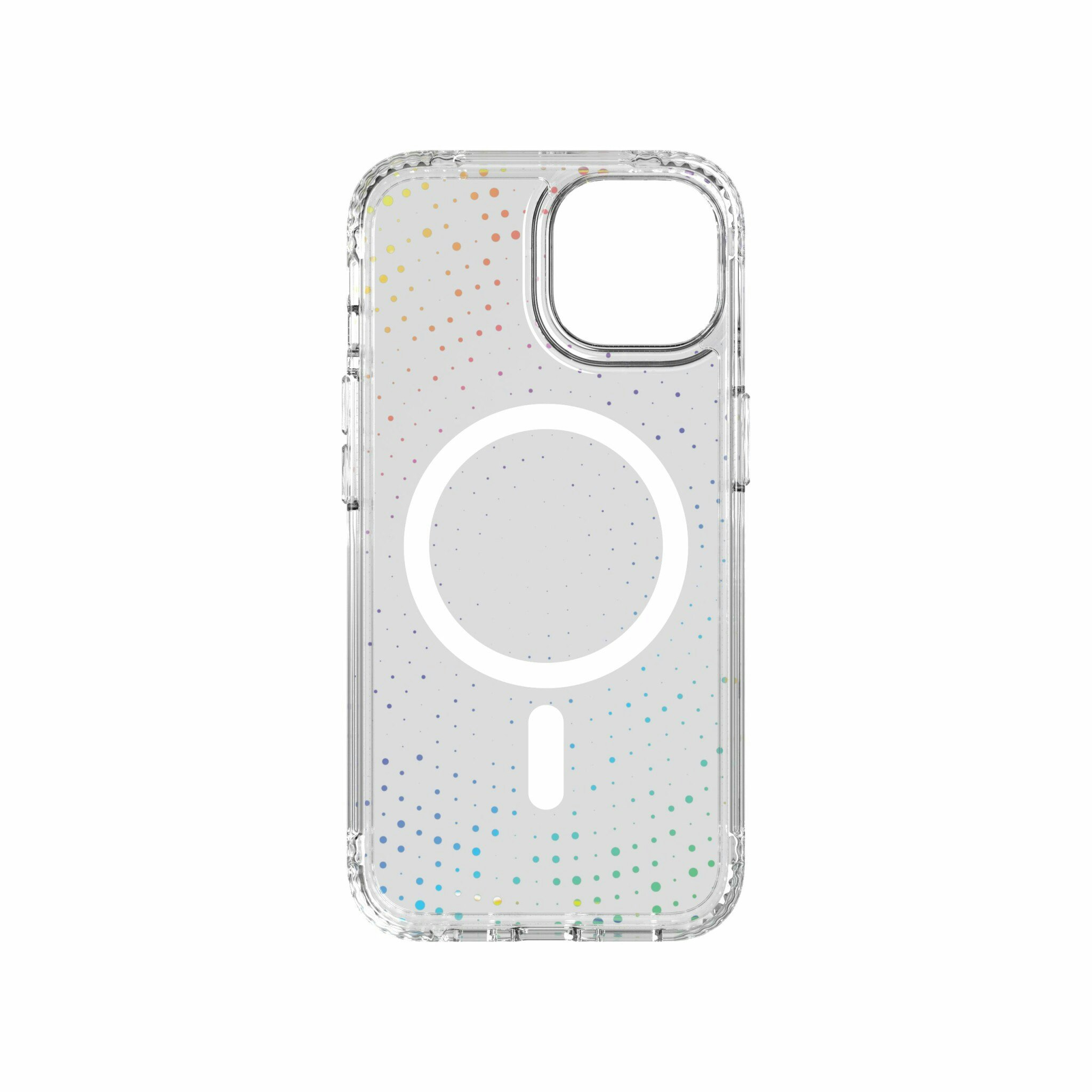 Tech21 Evo Sparkle MagSafe iPhone 13/14/15 Transparent