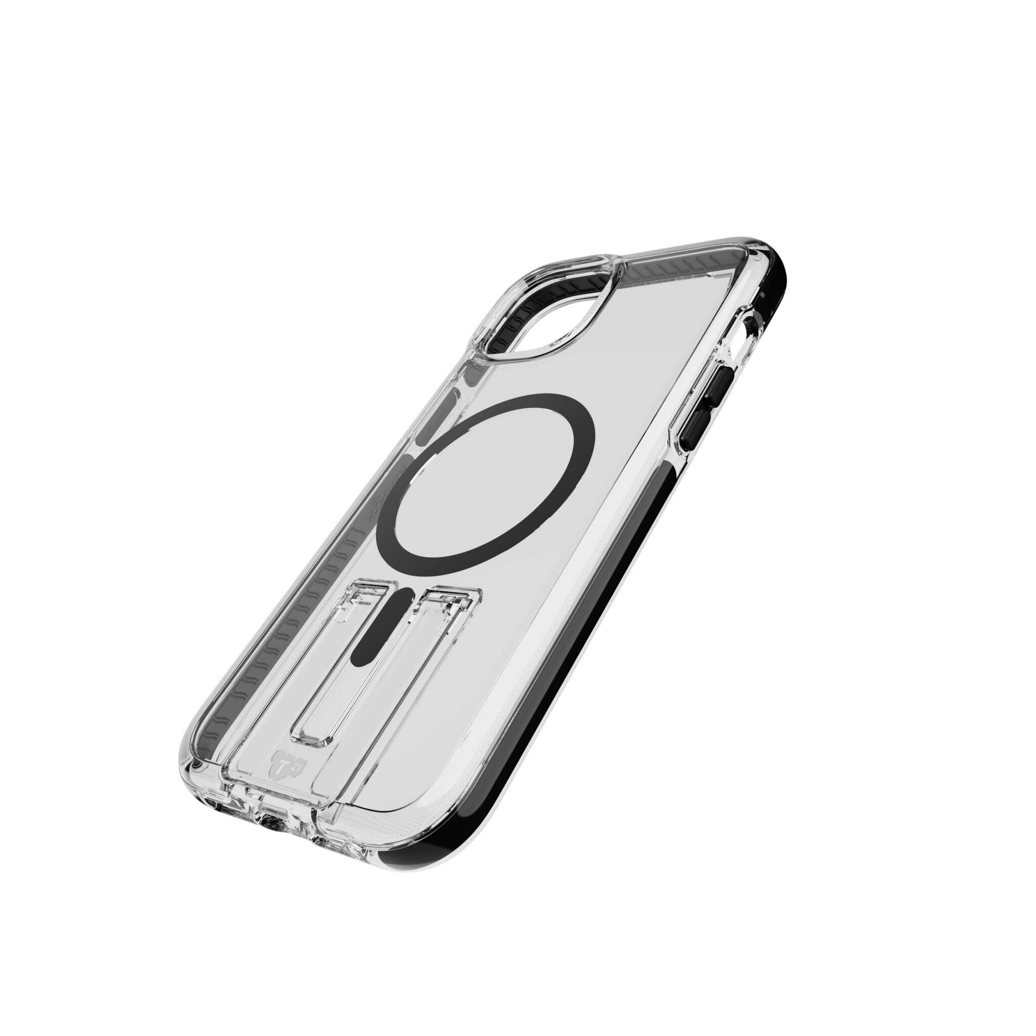 Tech21 Evo Kick MagSafe iPhone 15 Plus Transp. Svart