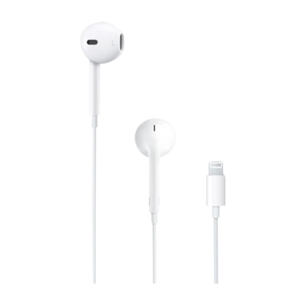 Apple Earpods med Lightning hörlurar (2024) Vit