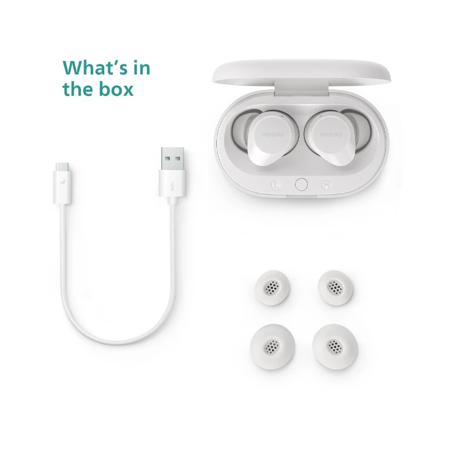 Philips TAT1209WT True Wireless Vit