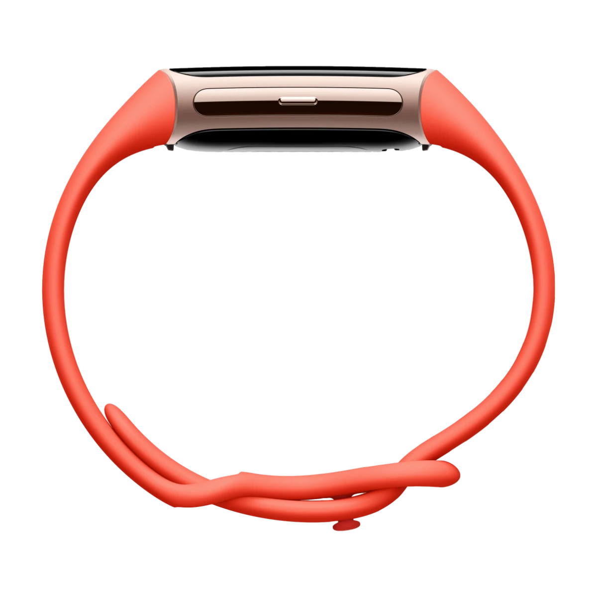 Fitbit Charge 6 aktivitetsarmband Korall/Champagne guld aluminium