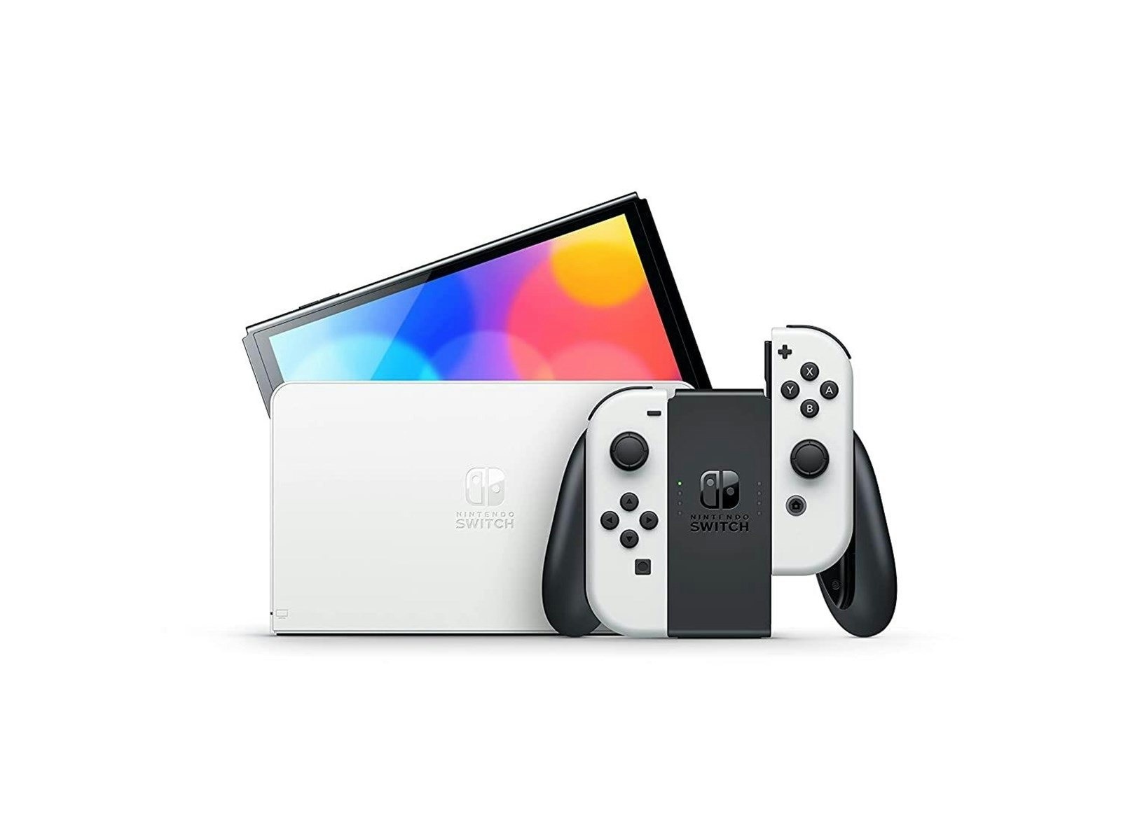 Nintendo Switch OLED White + Mario Kart 8 Deluxe Bundle 12 Månader