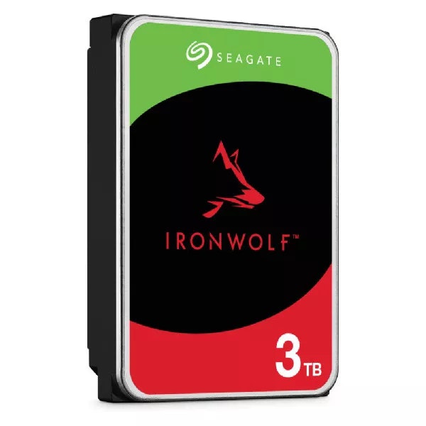 Seagate IronWolf Hårddisk ST3000VN006 3TB SATA-600 5400rpm