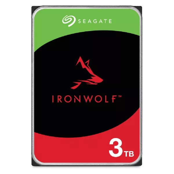 Seagate IronWolf Hårddisk ST3000VN006 3TB SATA-600 5400rpm