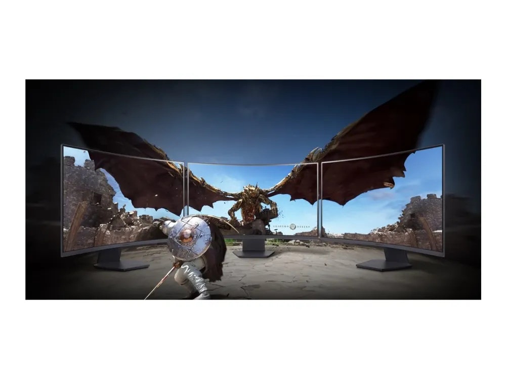 LG UltraGear 32GS60QC 32" välvd bildskärm gaming