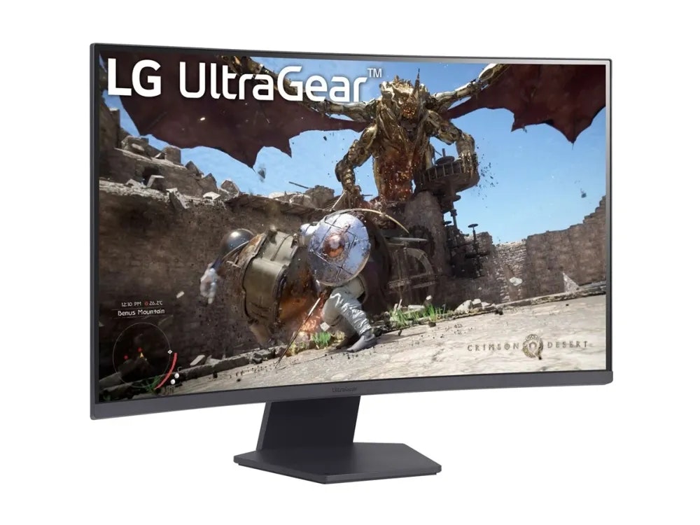 LG UltraGear 32GS60QC 32" välvd bildskärm gaming