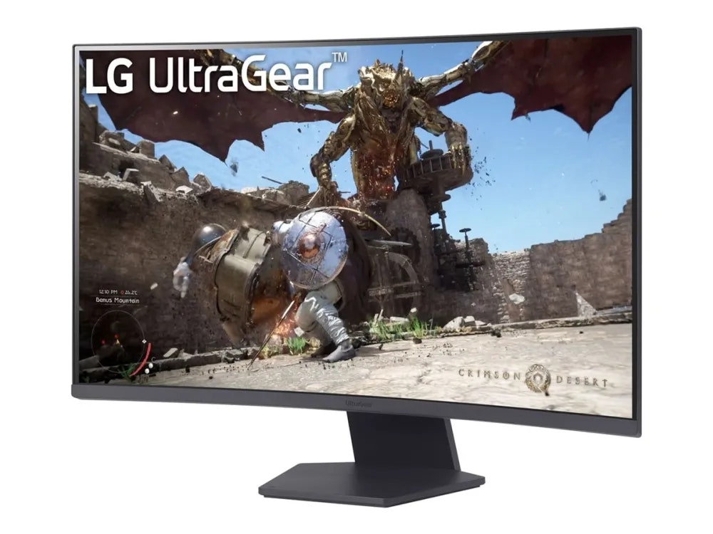 LG UltraGear 32GS60QC 32" välvd bildskärm gaming